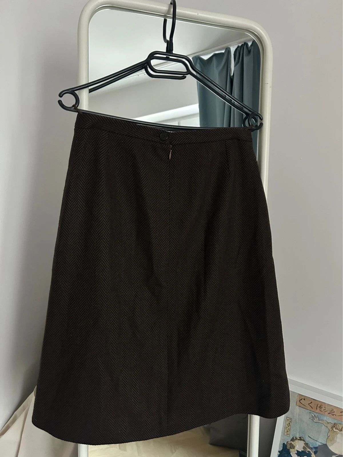 Dolce & Gabbana Dolce & Gabbana Brown Tweed Midi Skirt Size 27" / US 4 / IT 40 - 5 Thumbnail