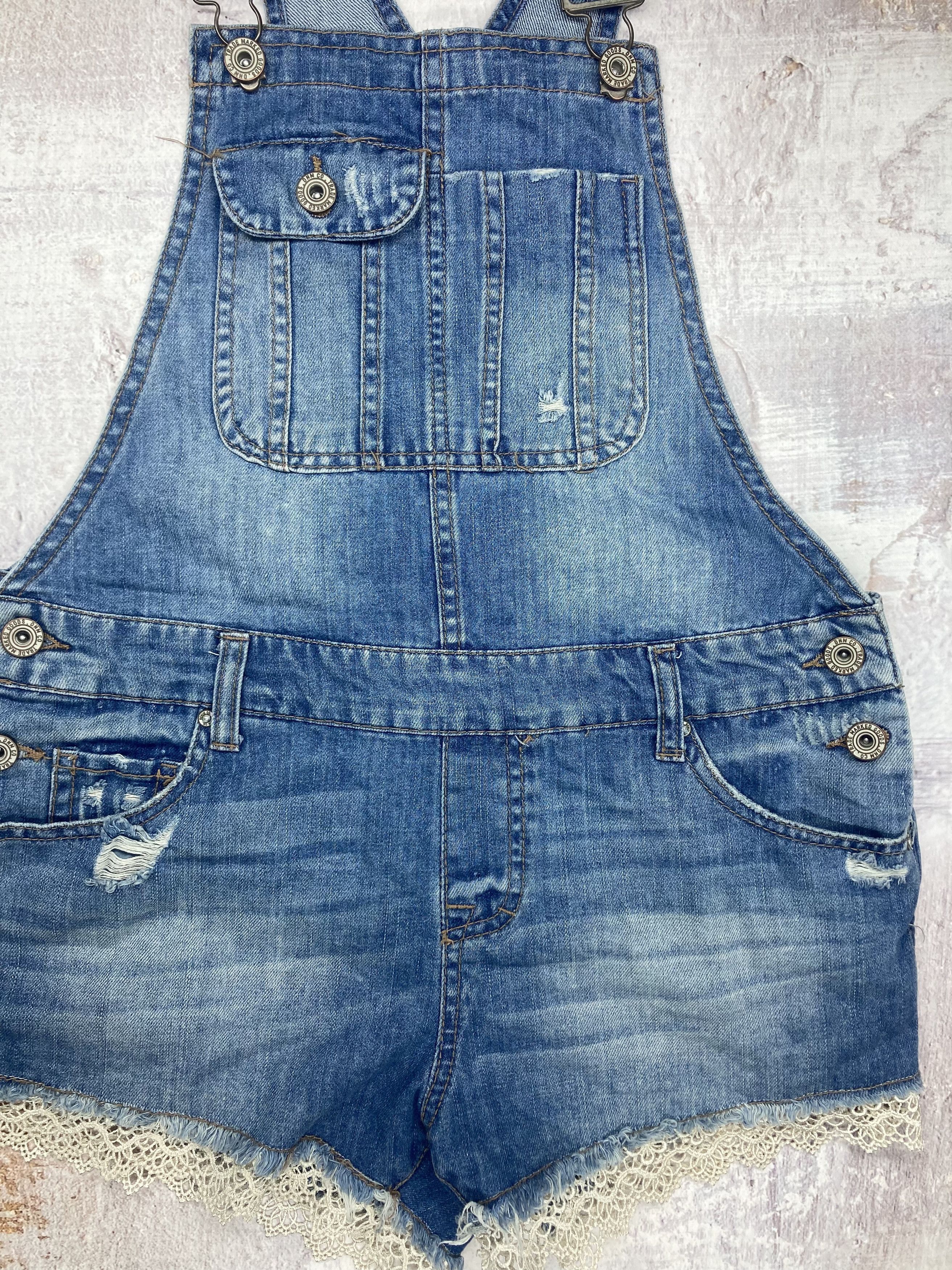 Vintage Vintage Jeans Shorts-Jumpsuit Women’s Size 6 Size 28" / US 6 / IT 42 - 2 Thumbnail