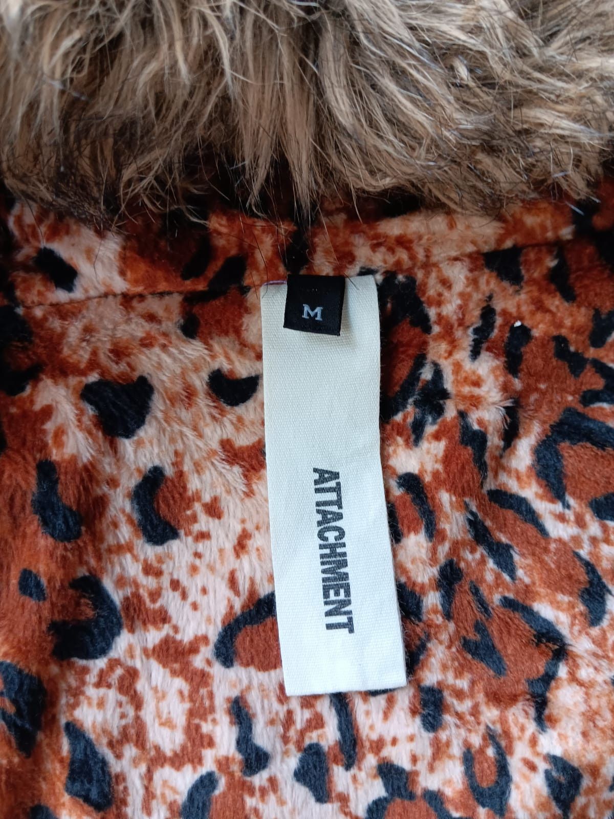 Kazuyuki Kumagai Attachment Attachment leopard linned fur hoodie parka Size US M / EU 48-50 / 2 - 5 Thumbnail