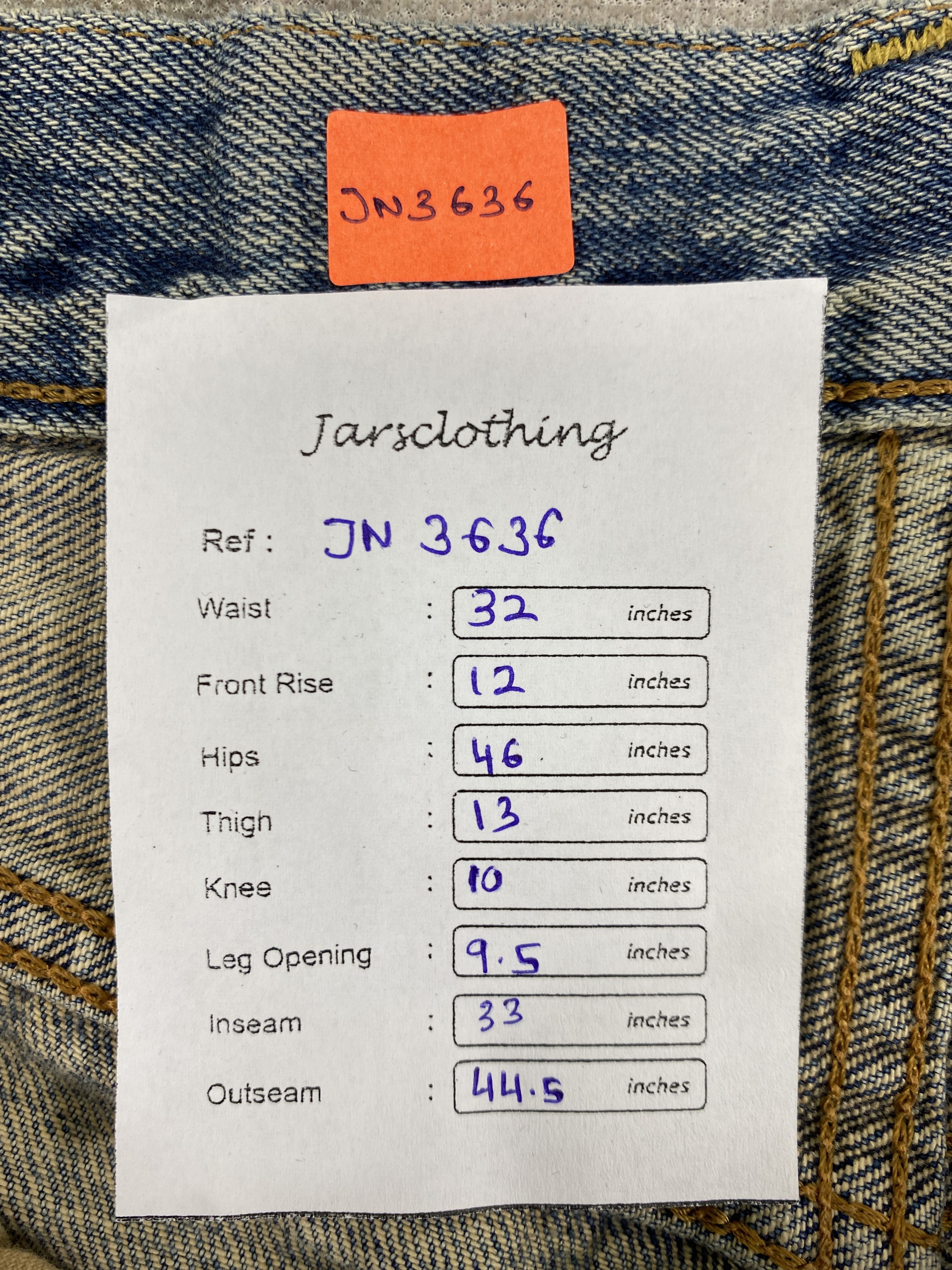 Edwin 🔥VINTAGE EDWIN 505z BAGGY SELVEDGE DENIM JEANS- JN3636 Size US 32 / EU 48 - 8 Thumbnail