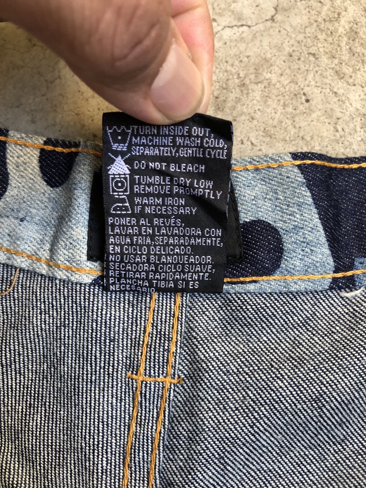 Vintage 2000s NO BOUNDARIES JORT CAMO CARPENTER DENIM BAGGY WIDE Size US 40 / EU 56 - 9 Thumbnail