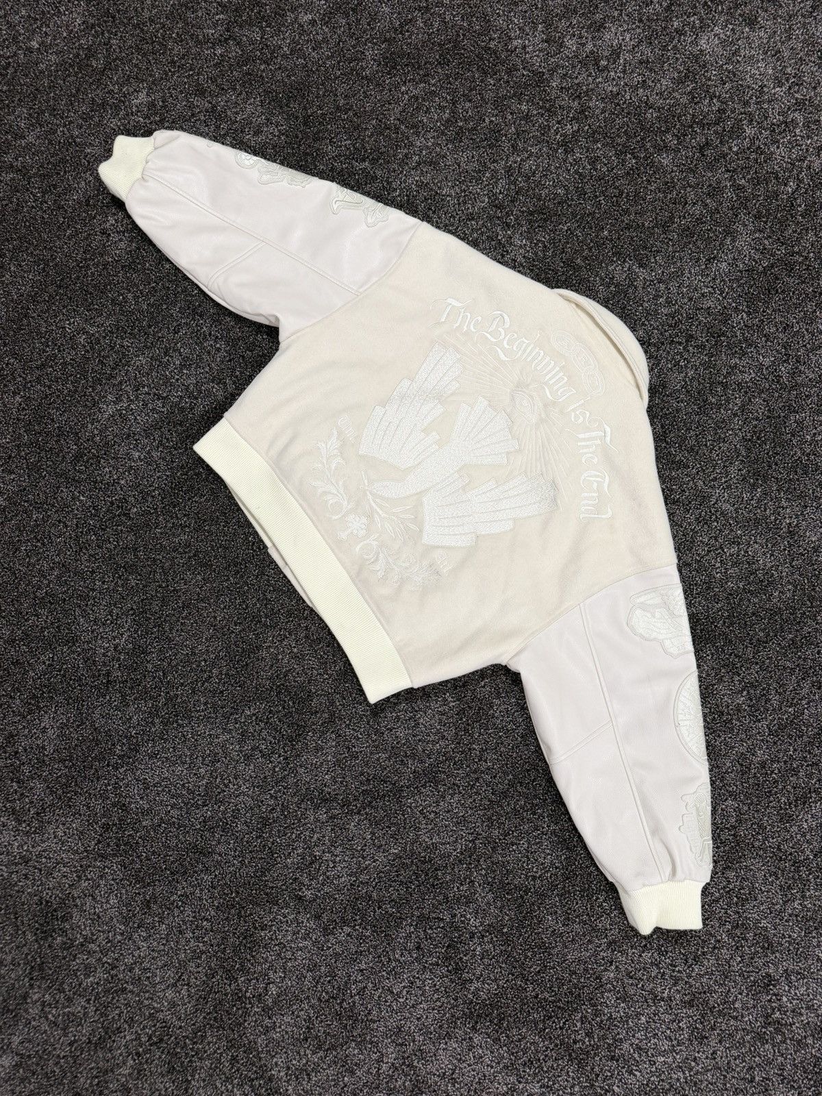 Untitled Artworks Untitled Artworks Milano Angel of Peace Varsity Cream Jacket Size US S / EU 44-46 / 1 - 13 Thumbnail