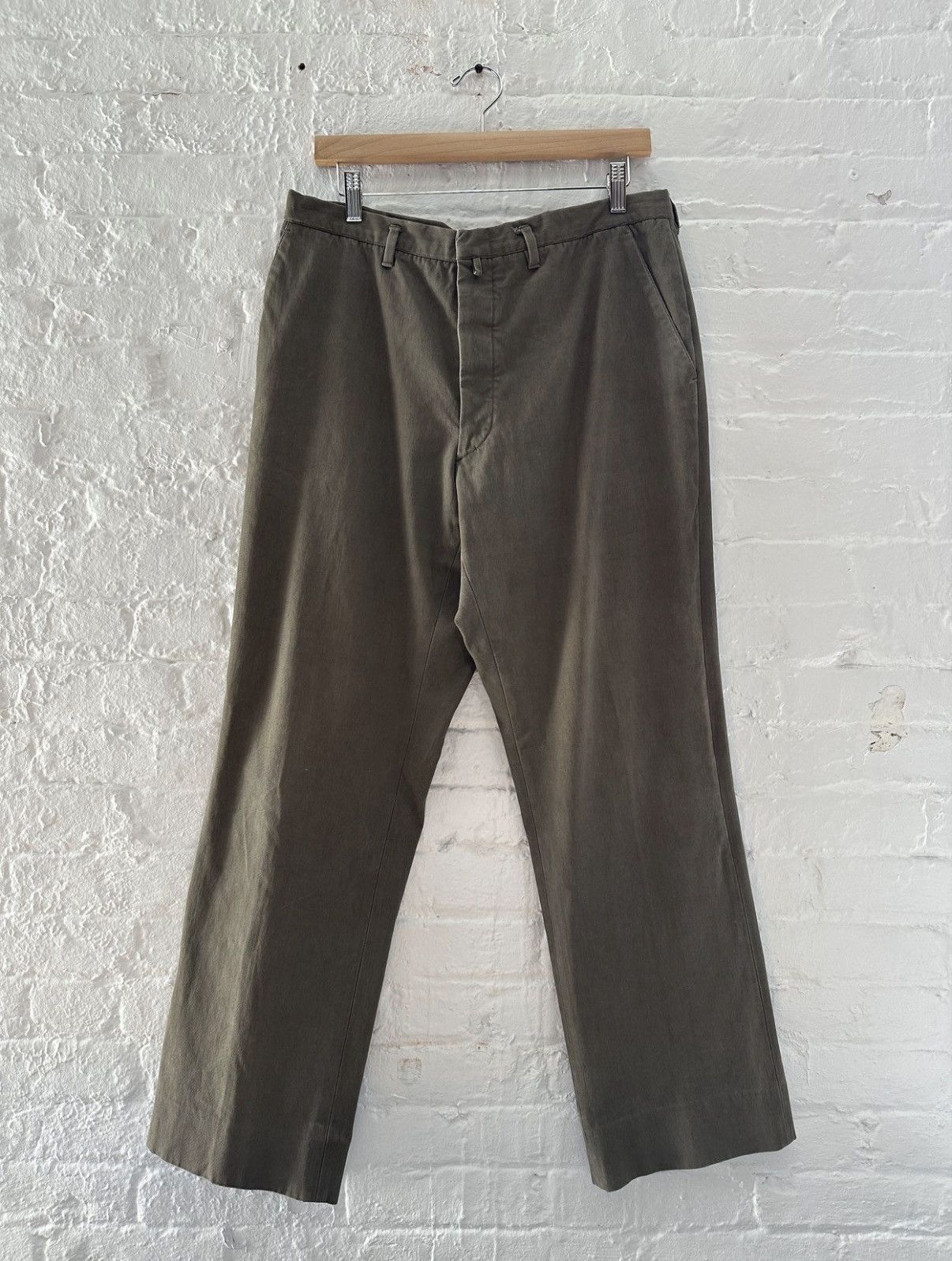 Jil Sander Jim sander straight leg trouser Size US 34 / EU 50 - 1 Thumbnail