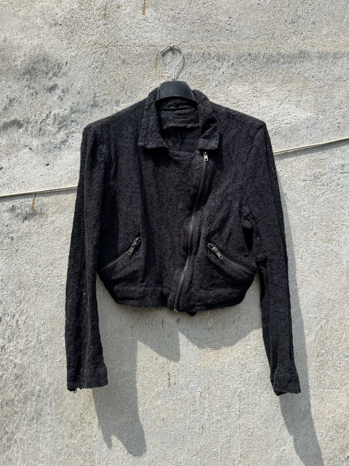 Other Avant Garde Transparent Boxy Mesh Bomber Jacket Opium Size M / US 6-8 / IT 42-44 - 1 Thumbnail
