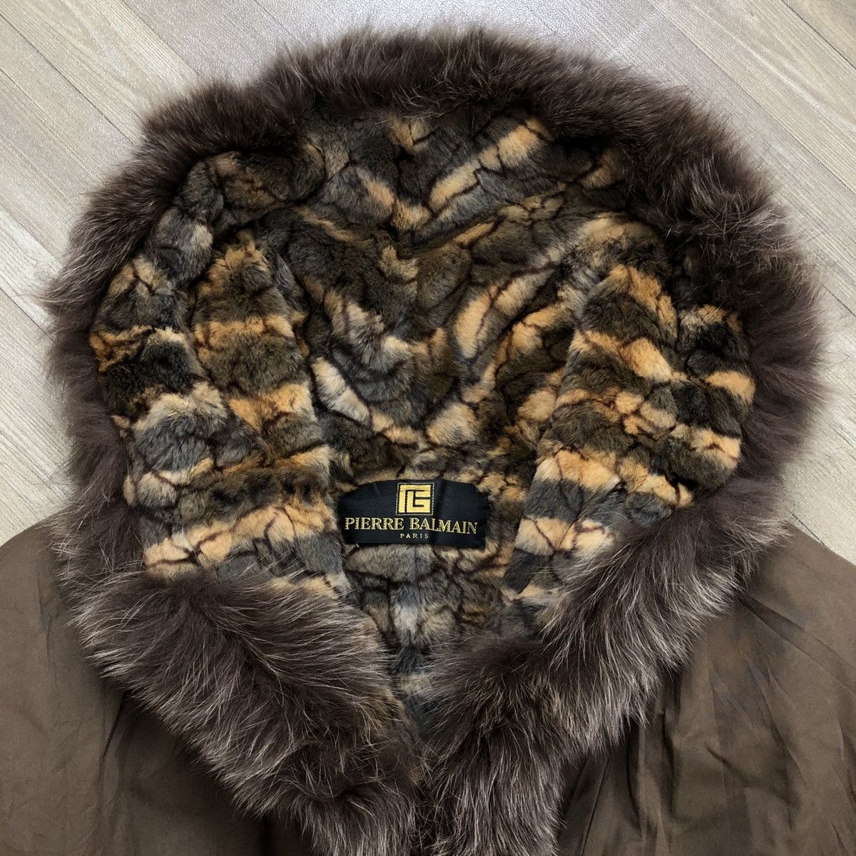 Pierre Balmain Vintage Pierre Balmain Paris Leopard Reversible Fur Jacket Size US XL / EU 56 / 4 - 17 Thumbnail