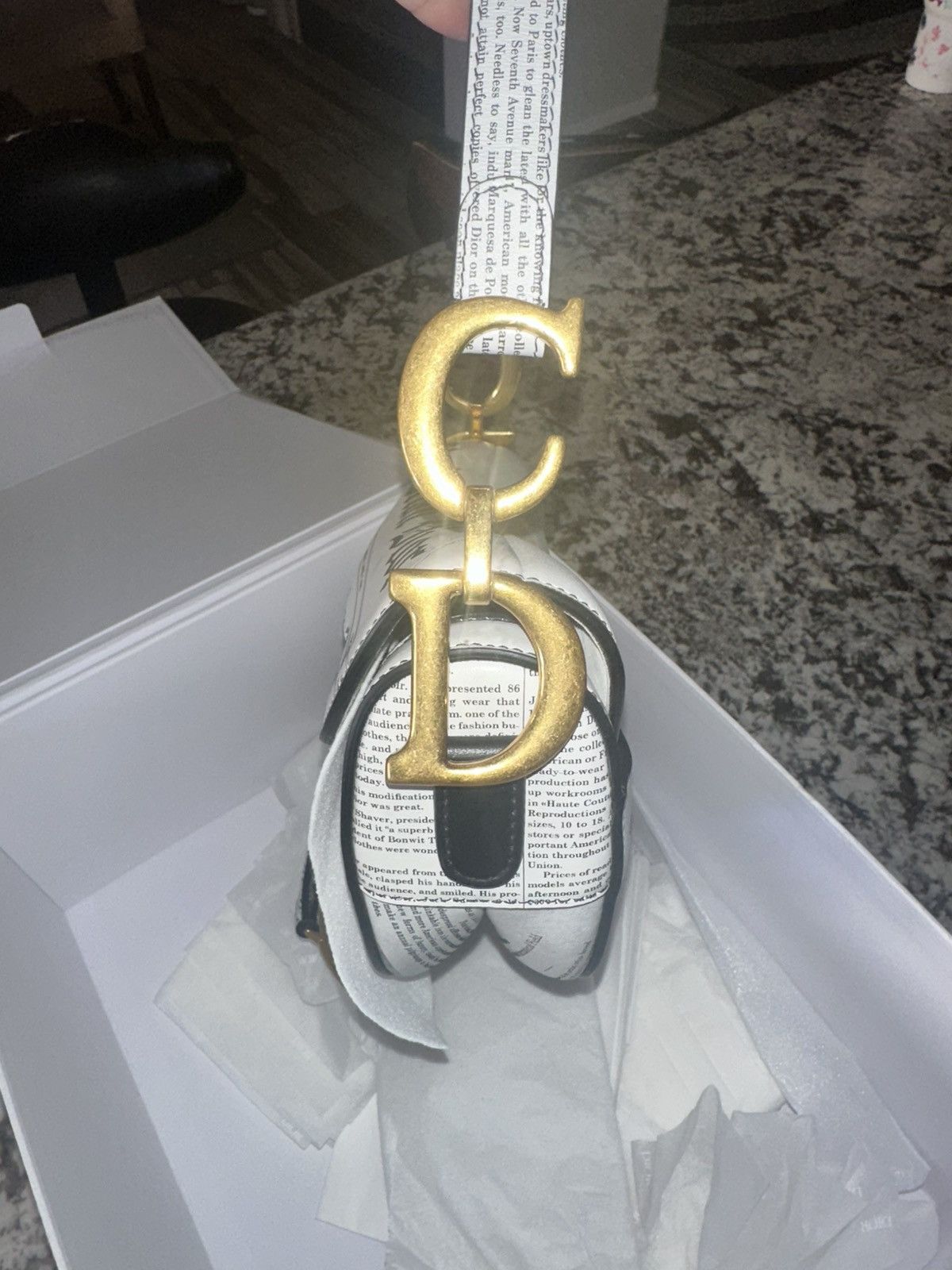 Dior Dior Newspaper Saddle Bag Rare Size ONE SIZE - 5 Thumbnail