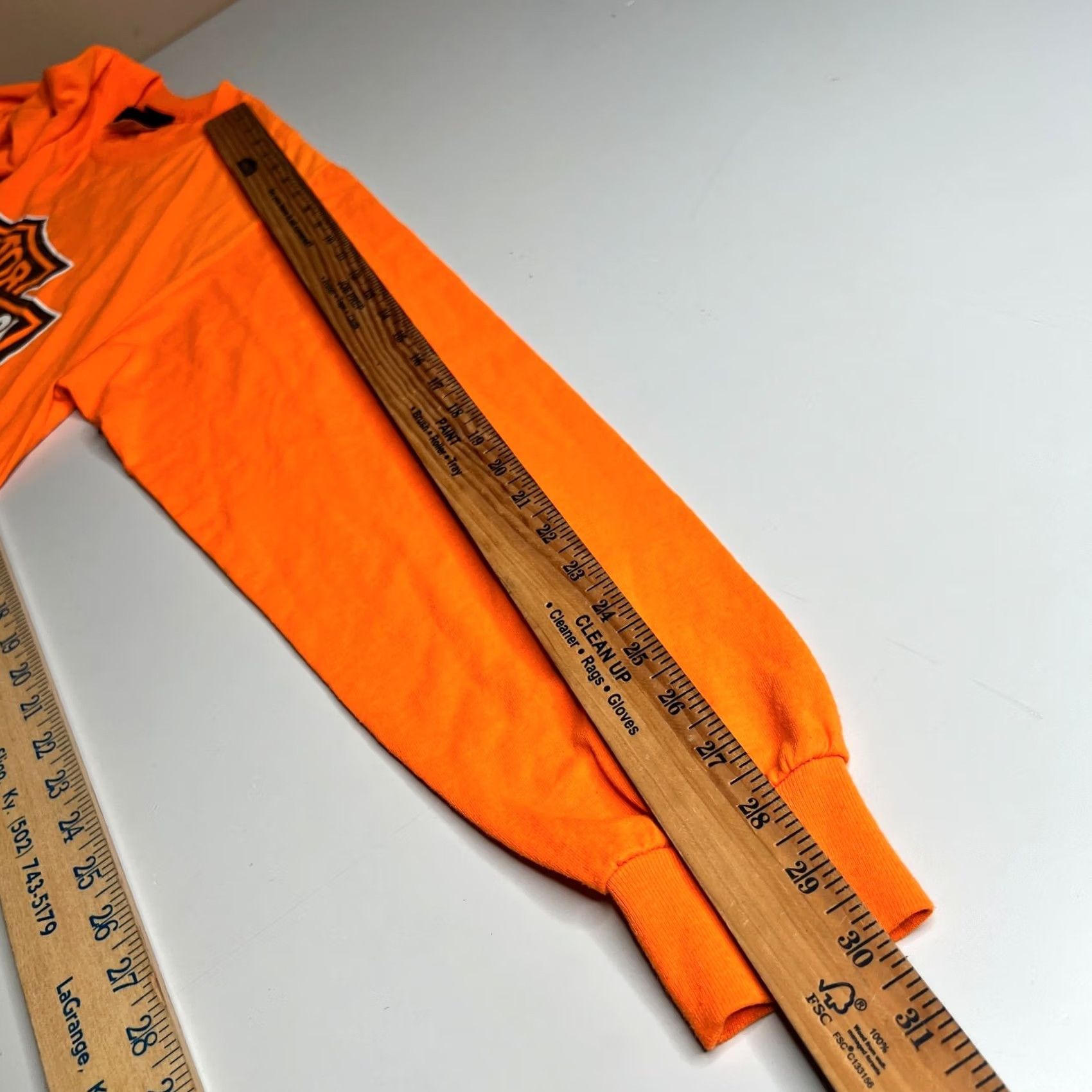 Harley Davidson Harley-Davidson Long Sleeve T-Shirt Orange Barrett Harley-Davidson – El Paso, TX Men’s M Size US M / EU 48-50 / 2 - 4 Thumbnail