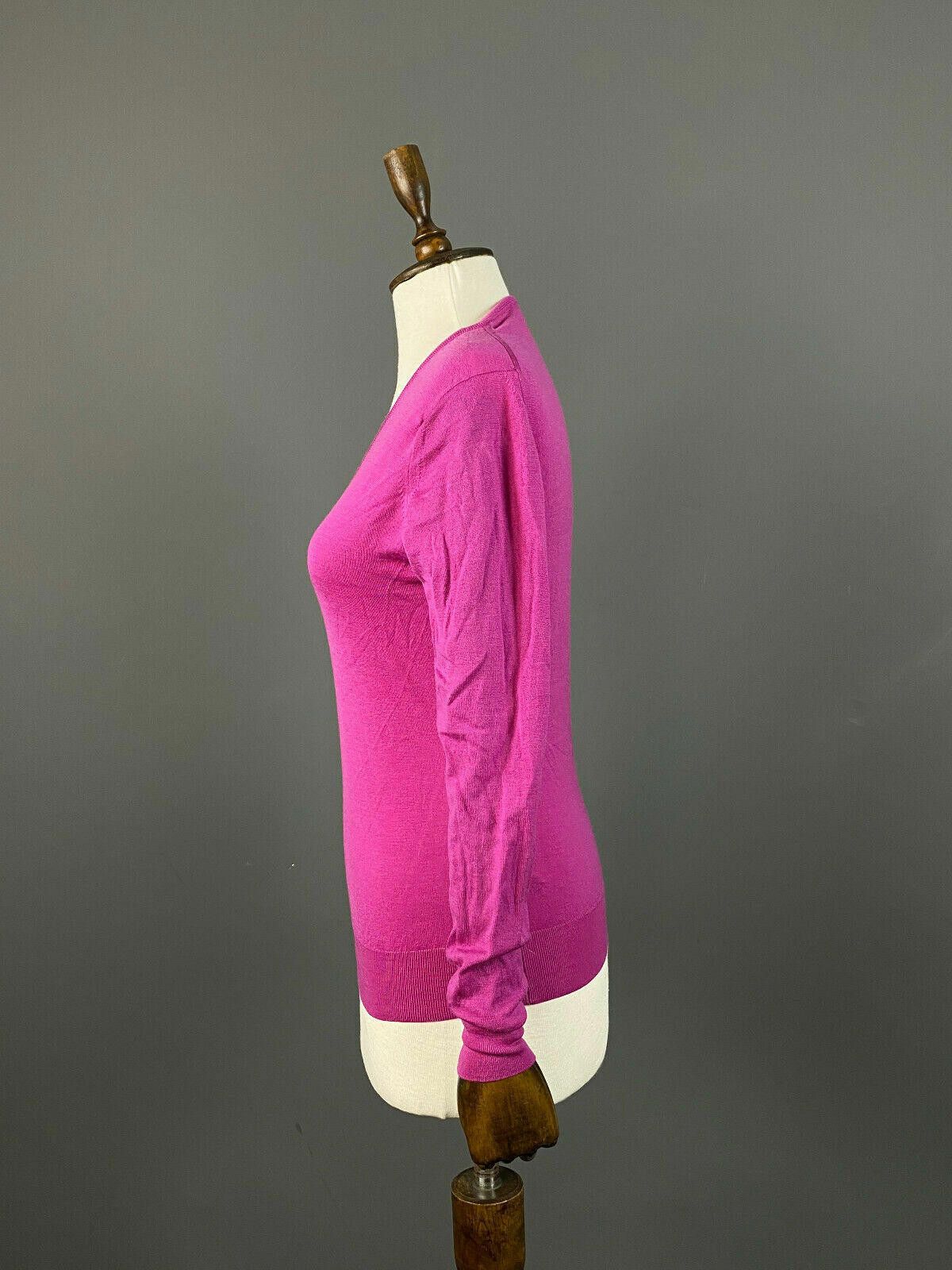 John Smedley John Smedley Pink Merino Wool V-Neck Sweater Size M Size M / US 6-8 / IT 42-44 - 4 Thumbnail