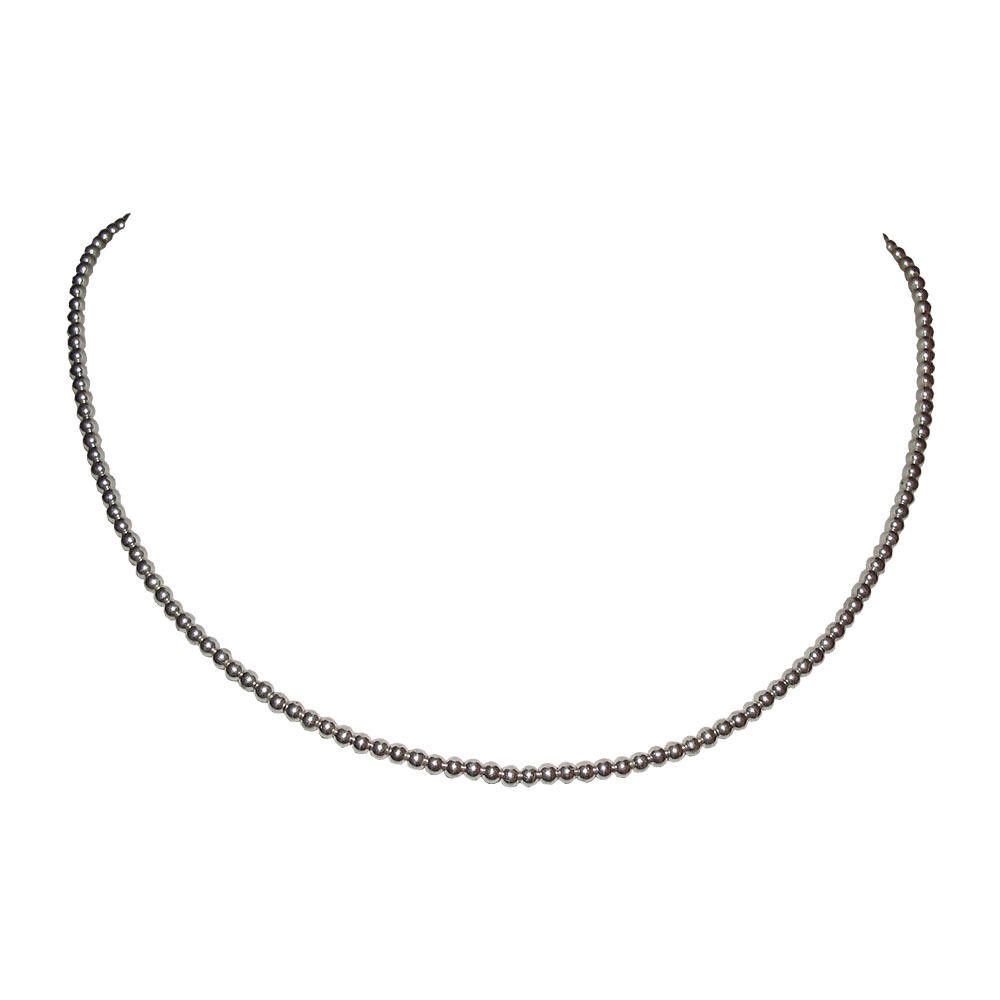 Designer Sterling Silver Bead Ball Necklace Size ONE SIZE - 1 Thumbnail