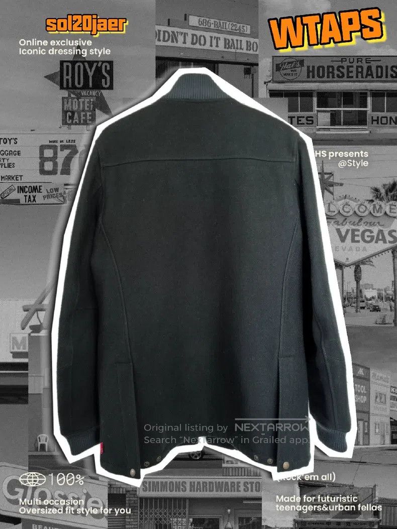 Wtaps Wtaps Military-style wool jacket Size US XL / EU 56 / 4 - 2 Thumbnail