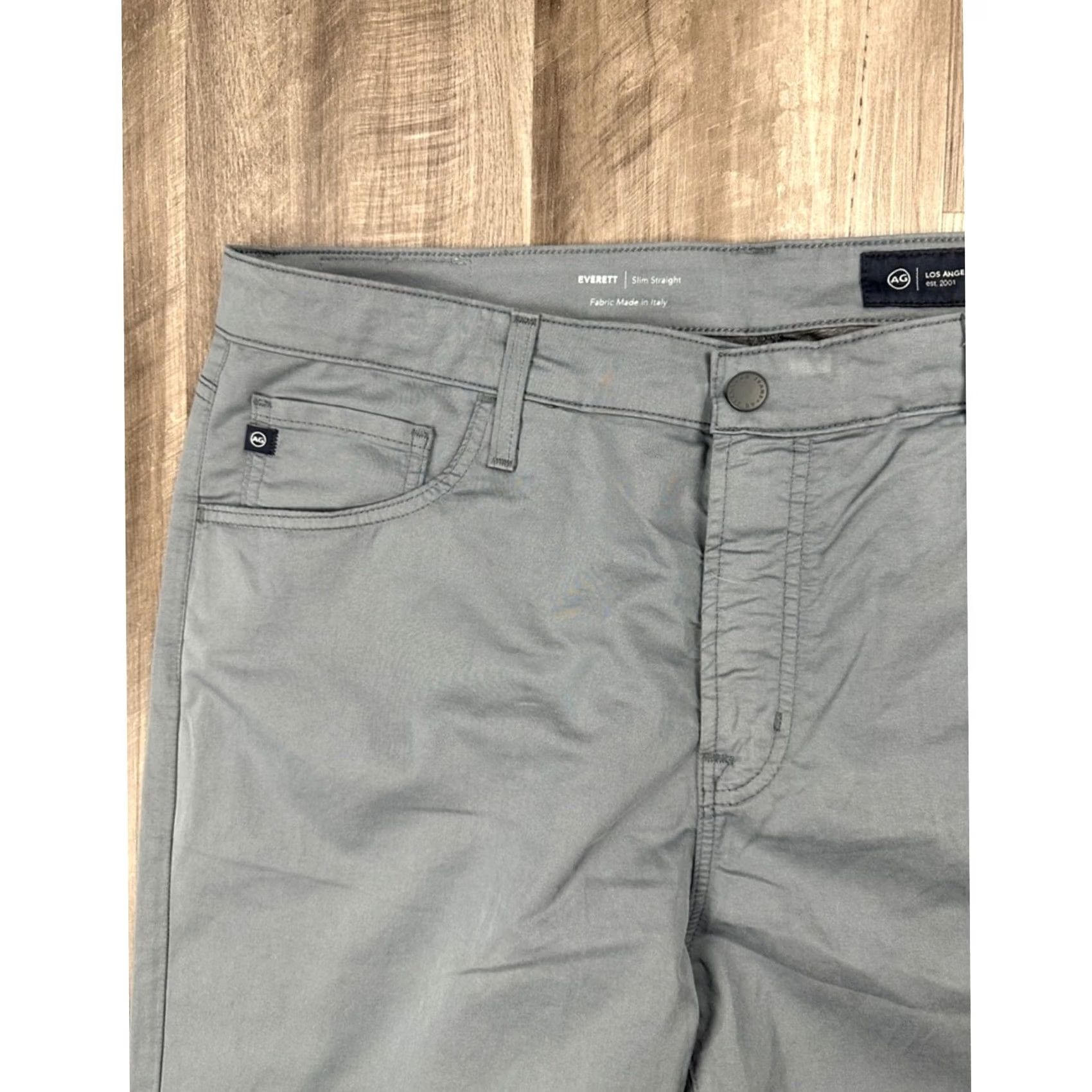 AG Adriano Goldschmied Everett Slim Straight Stretch Chino Jeans 