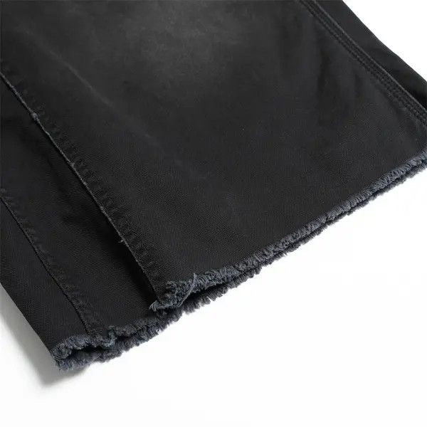 Japanese Brand VIBE Punk distressed men's loose cargo denim shorts Size US 32 / EU 48 - 6 Thumbnail