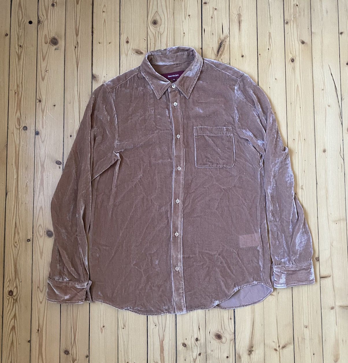 image of Sies Marjan - Soba Flowy Viscose Shirt (M/l) in Caramel, Men's (Size Medium)