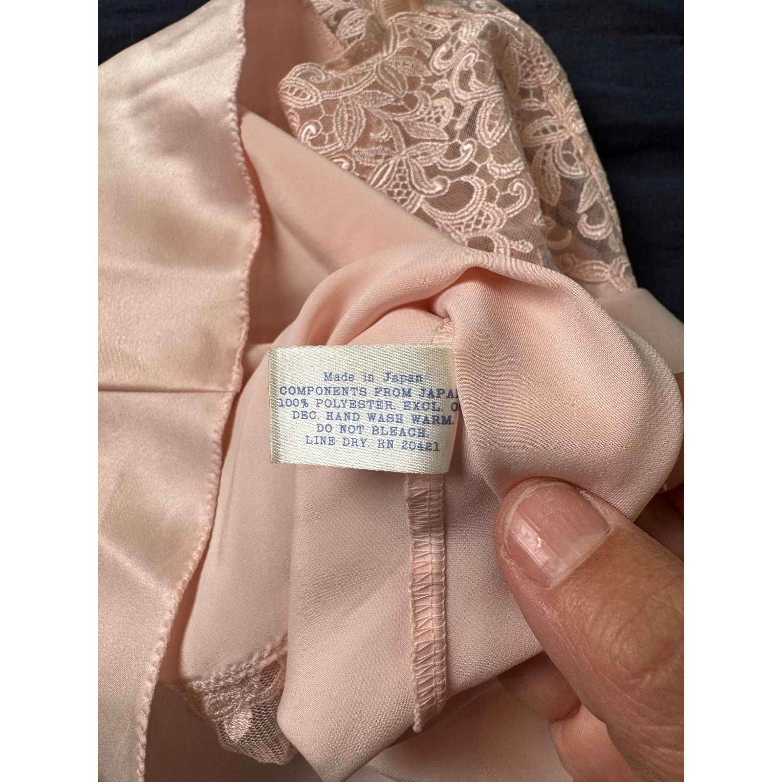 Vintage Vtg Wacoal Blush Pink Lace Camisole Japan Med Coquette Size M / US 6-8 / IT 42-44 - 7 Thumbnail