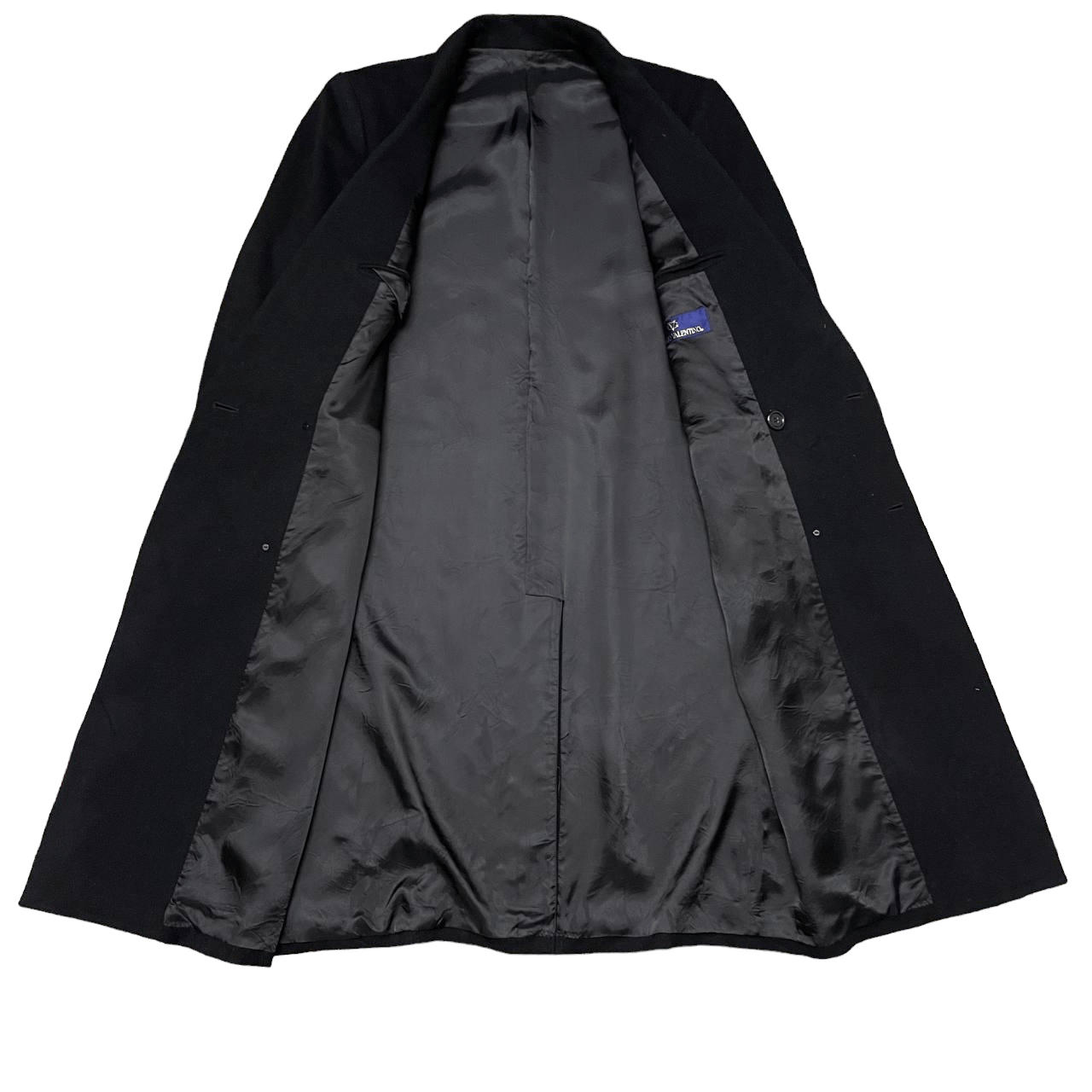 Valentino Vintage Giorgio Valentino Wool Long Coat Double Breasted Size US L / EU 52-54 / 3 - 5 Thumbnail
