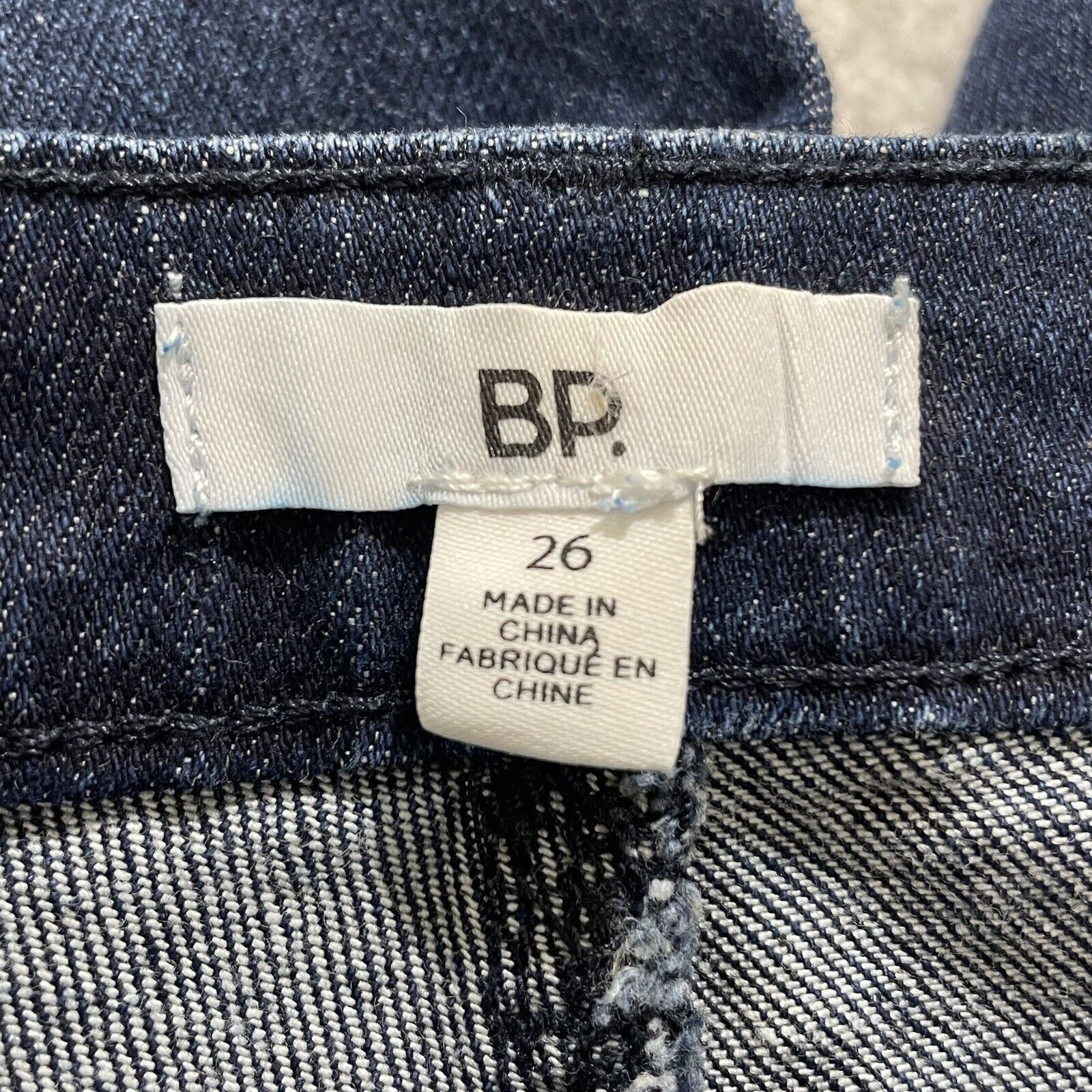 Nordstrom BP High-Rise Skinny Dark Wash Ankle Jeans Exposed Button Size 26" / US 2 / IT 38 - 9 Thumbnail
