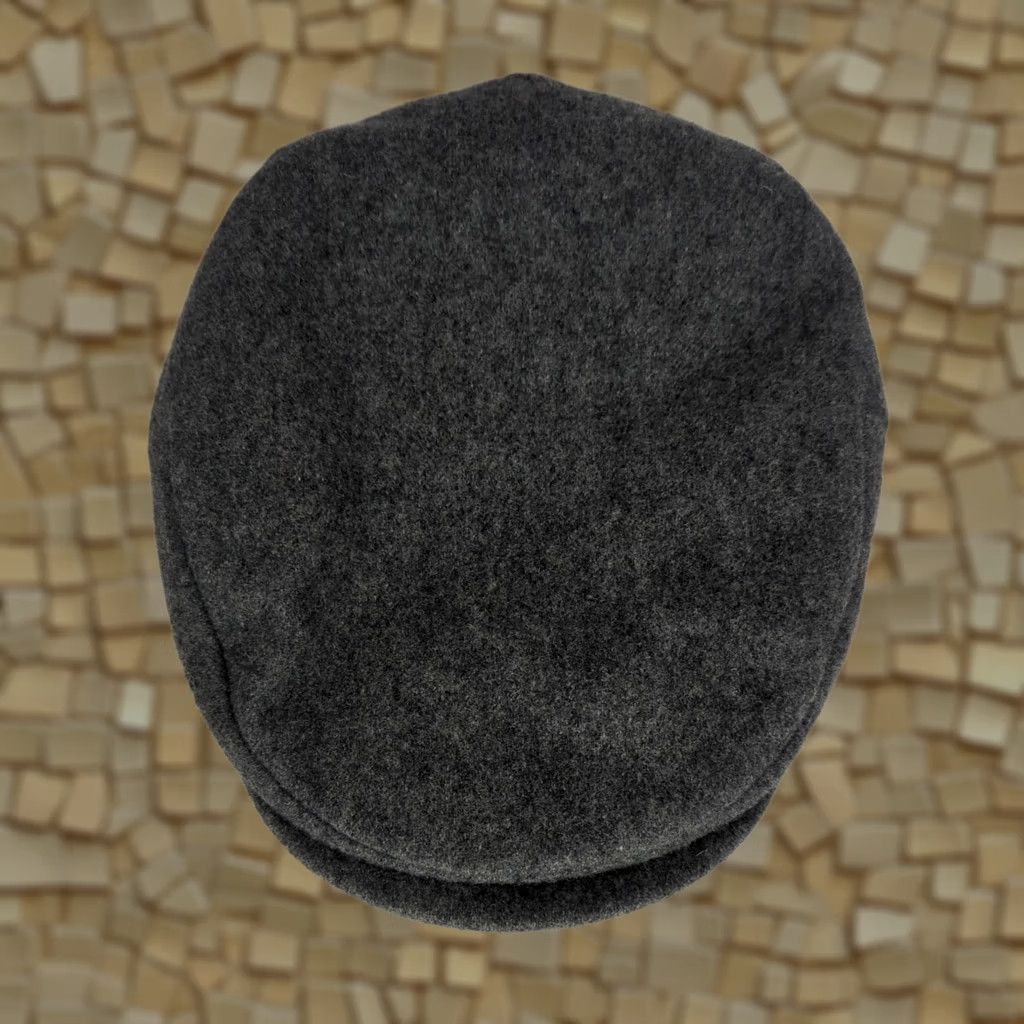 Vintage VINTAGE Newsboy Cap Hat Wool Blend Gray Lined Ear Flaps Made in Italy M Men 90s Cap Size ONE SIZE - 1 Thumbnail