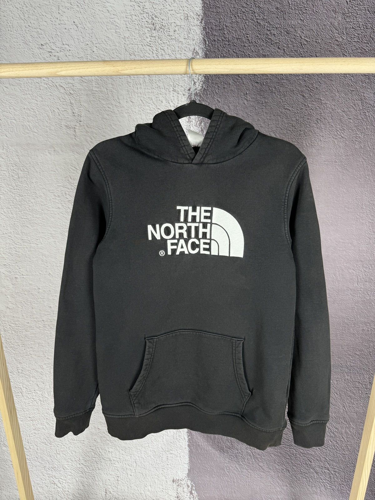 The North Face The North Face vintage big logo black cotton hoodie Size US XS / EU 42 / 0 - 1 Thumbnail