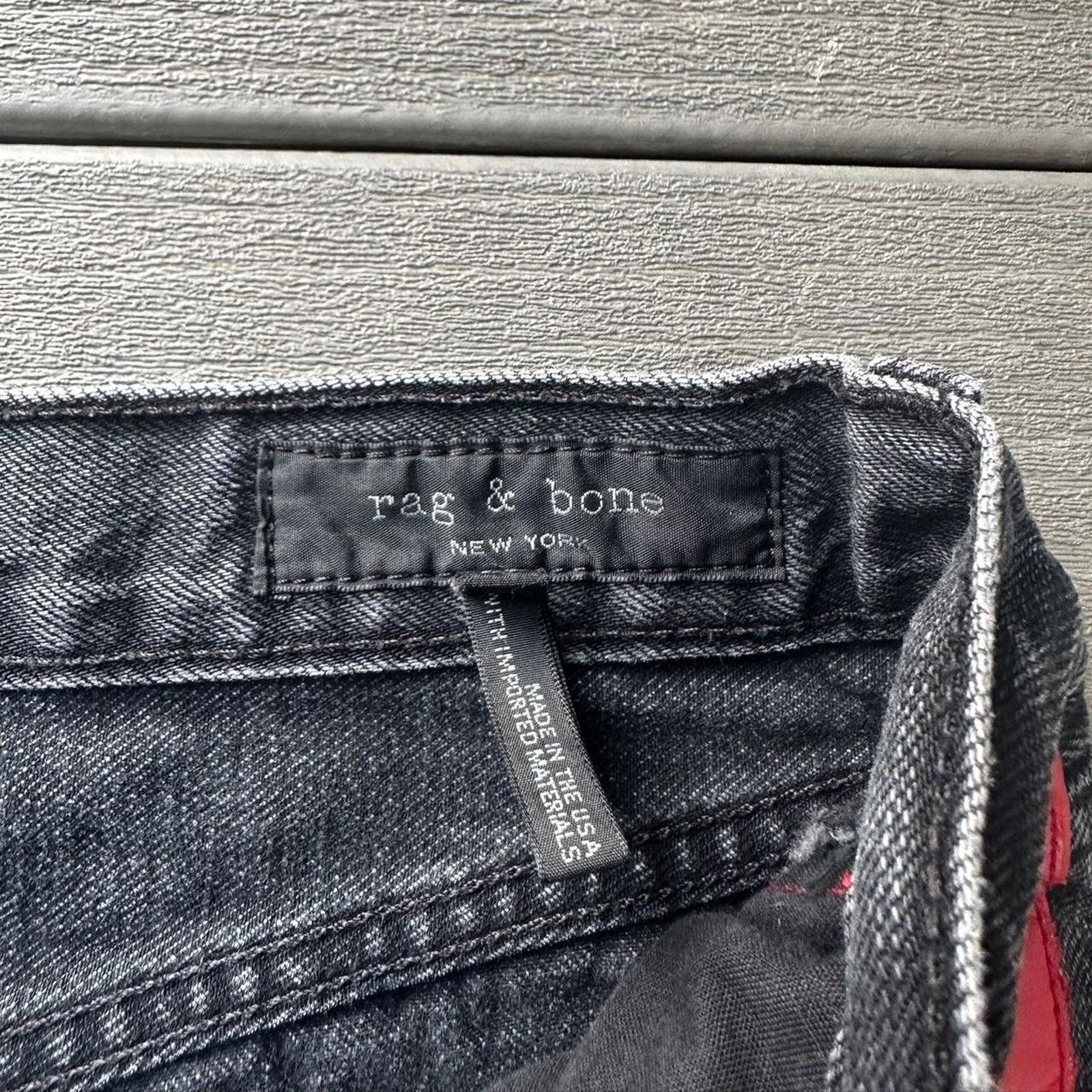 Rag & Bone Size 29 black and red Rag & Bone jeans Size US 29 - 2 Thumbnail