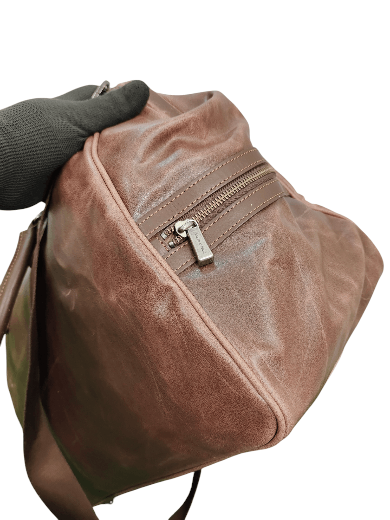 Takeo Kikuchi Vintage Takeo Kikuchi Distress Patina Leather Doctor Bag Jpg Size ONE SIZE - 8 Thumbnail