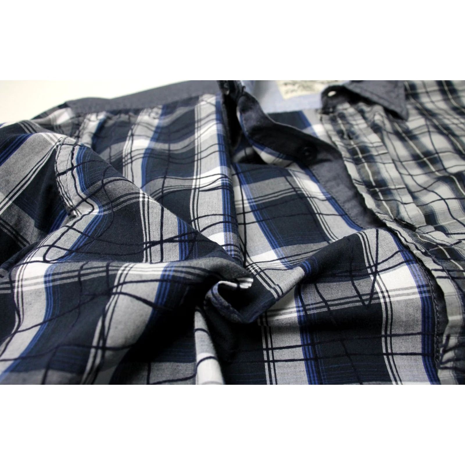 Desigual DESIGUAL Shirt Men's MEDIUM Collared Embroidered Mixed Pattern Regular Size US M / EU 48-50 / 2 - 6 Thumbnail
