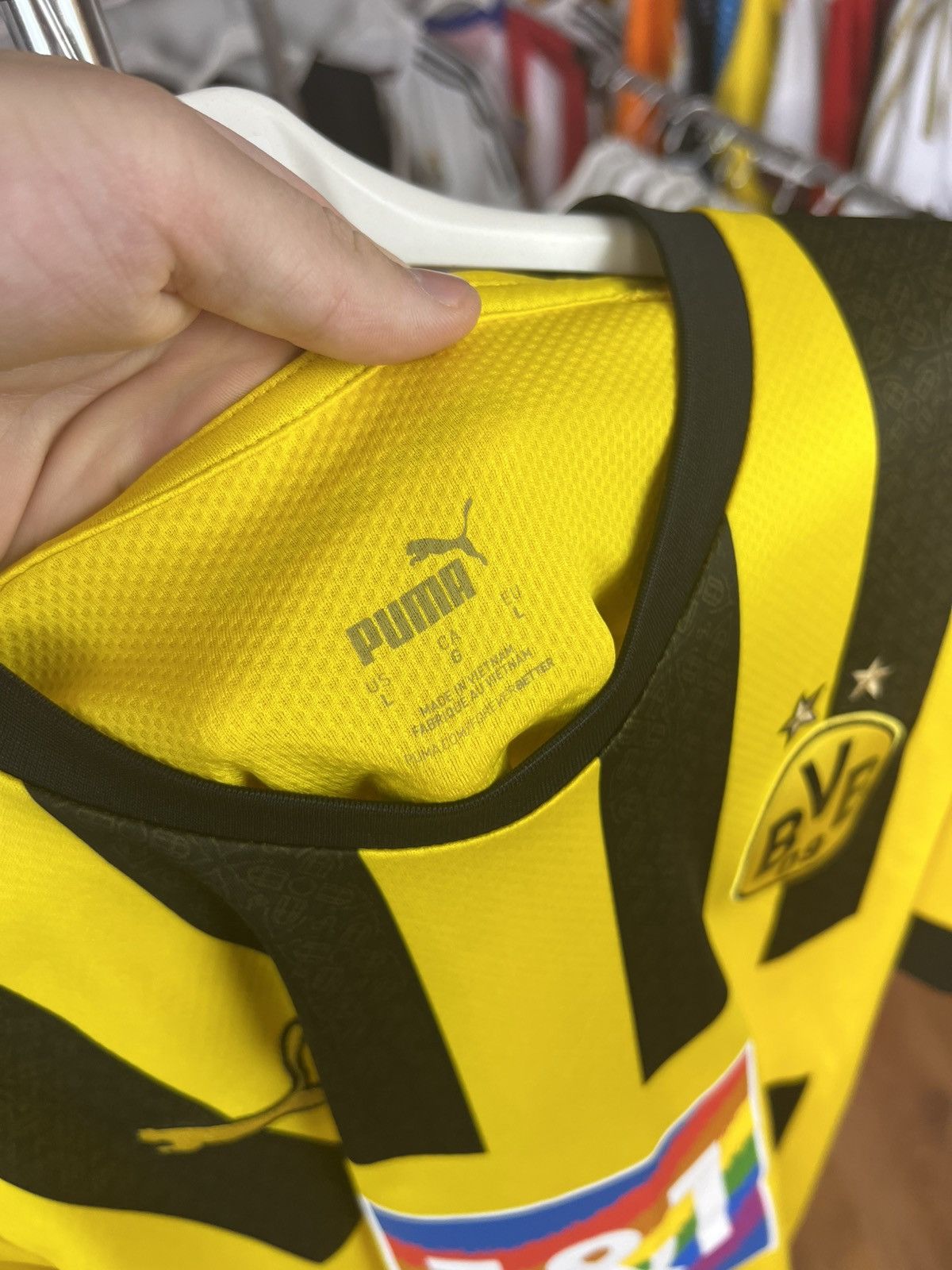 Puma Soccer Jersey Puma Borussia Dortmund 2022/23 Bellingham #22 Size US L / EU 52-54 / 3 - 11 Thumbnail