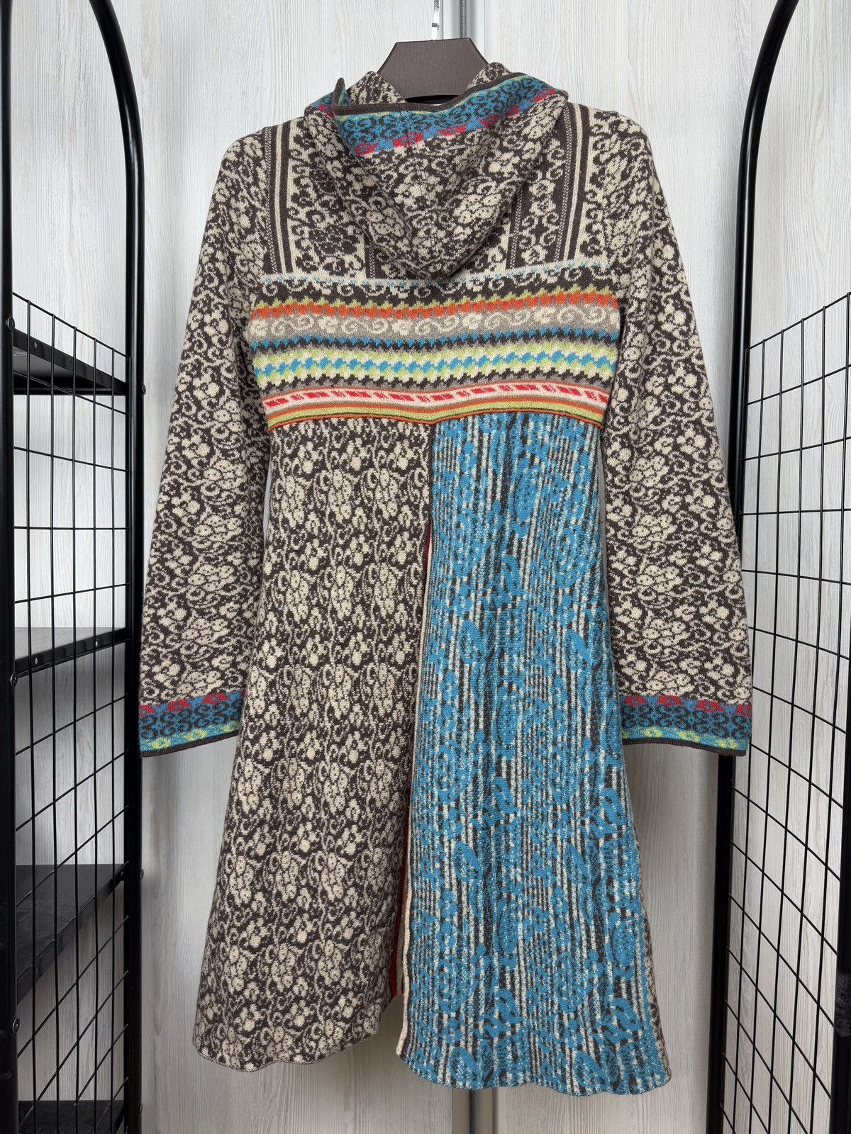 Other IVKO Multicolor Wool Floral Print Full Zip Jacket Coatigan Size M / US 6-8 / IT 42-44 - 8 Thumbnail