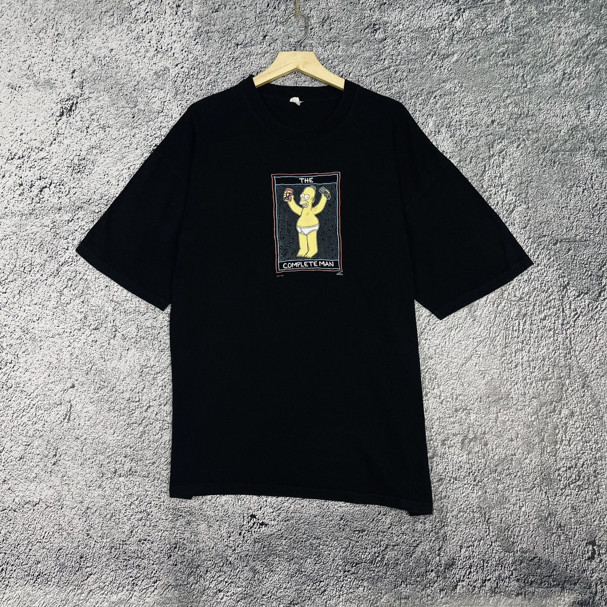 The Simpsons × Vintage The Simpsons vintage 1999 Complete Man Black Printed Tee Size US XL / EU 56 / 4 - 2 Thumbnail