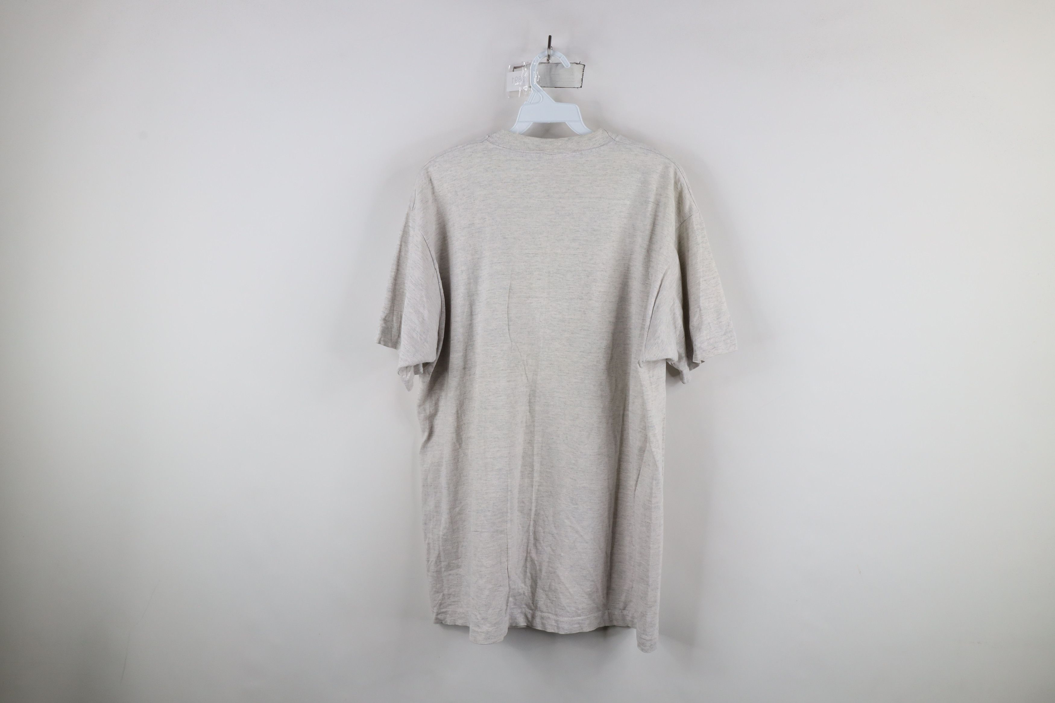 Vintage Vintage 90s Harvard University Short Sleeve T-Shirt Gray USA Size US XL / EU 56 / 4 - 8 Thumbnail