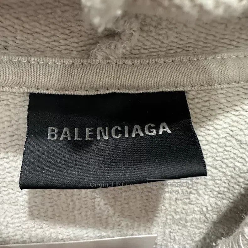 Balenciaga Balenciaga Polo Collar Hooded Letter Sweatshirt Size US M / EU 48-50 / 2 - 5 Thumbnail