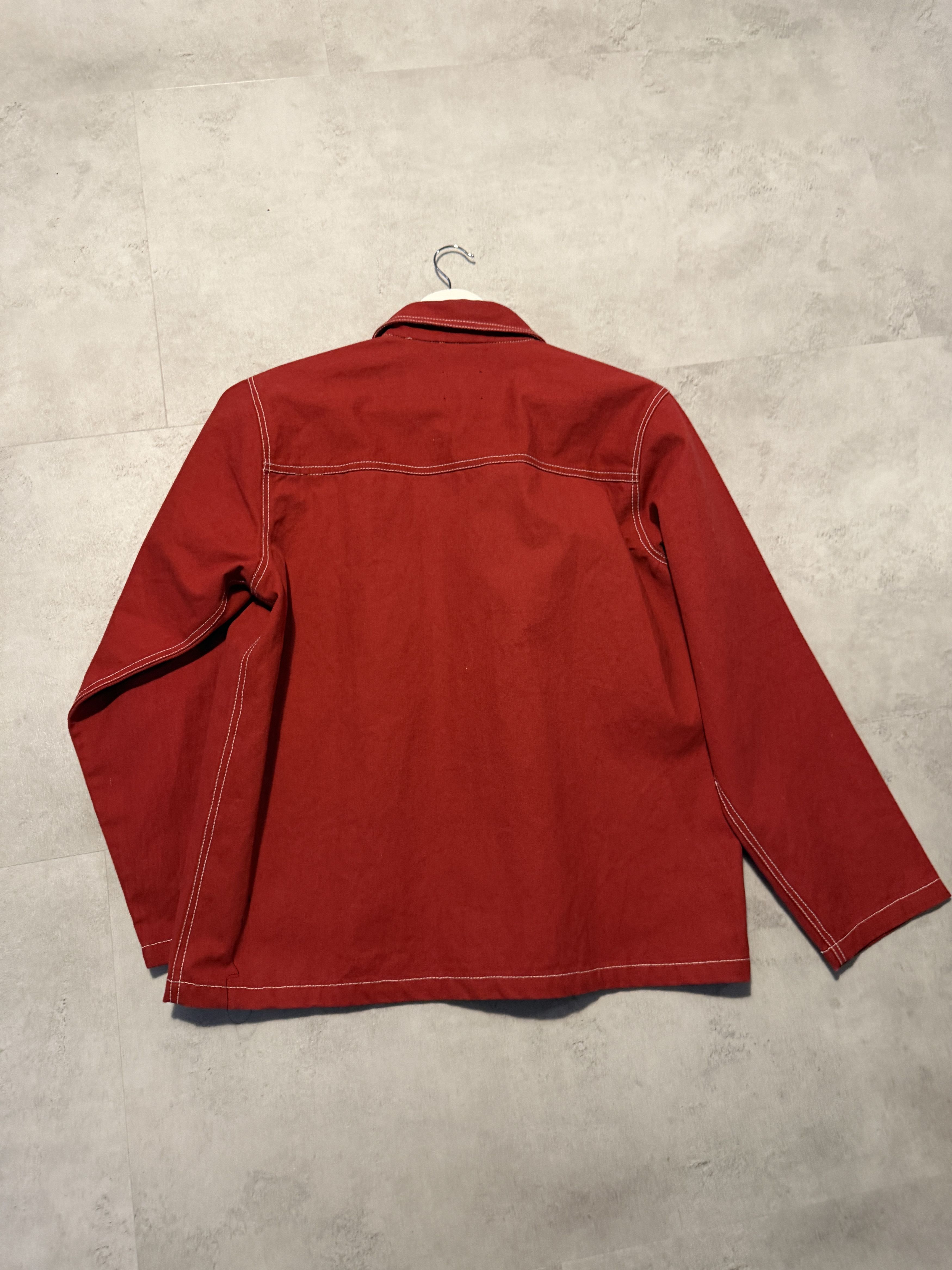 HARAGO Harago Flower Applique Zipper Jacket red Size US XL / EU 56 / 4 - 5 Thumbnail