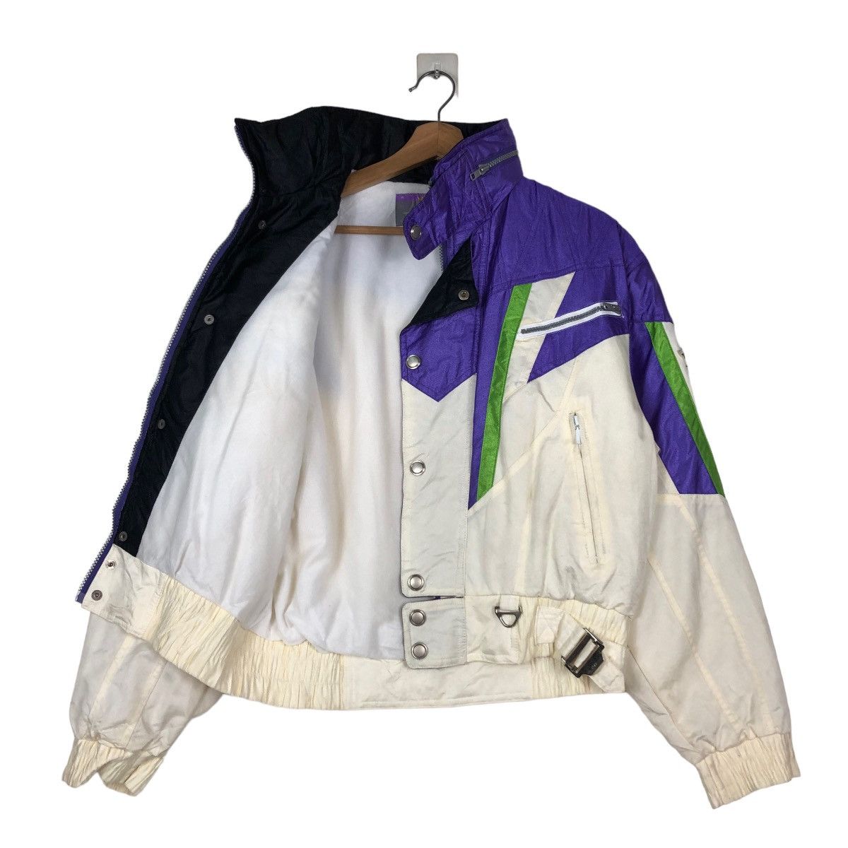 Japanese Brand 📌VINTAGE CROPPED BIKER SKI JACKET SHARPLIN ISSEY MIYAKE Size US M / EU 48-50 / 2 - 1 Thumbnail