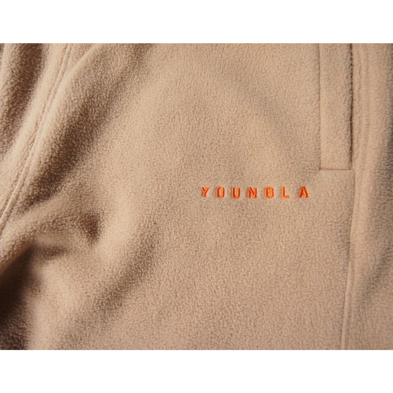 YoungLA Youngla Pants Mens Large Beige Fleece Sweatpants Streetwear Los Angeles Casual Size US 33 - 3 Thumbnail