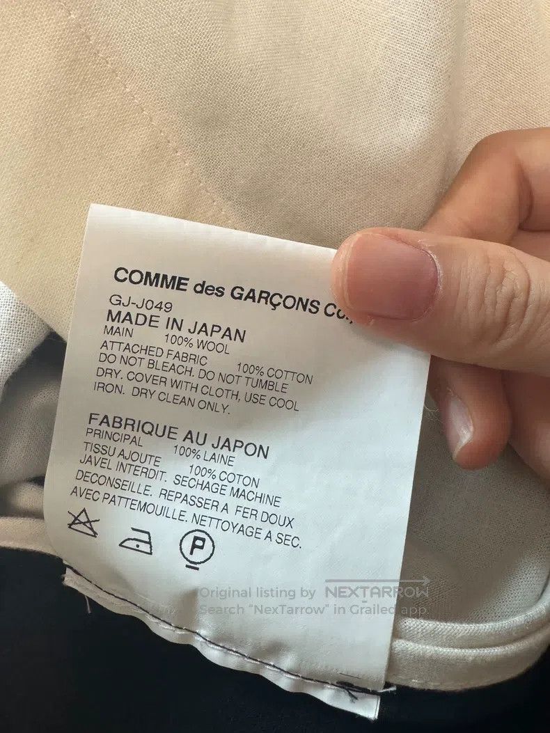 Comme des Garcons Comme Des Garcons 2D period round neck tie black cape coat Size S / US 4 / IT 40 - 5 Thumbnail