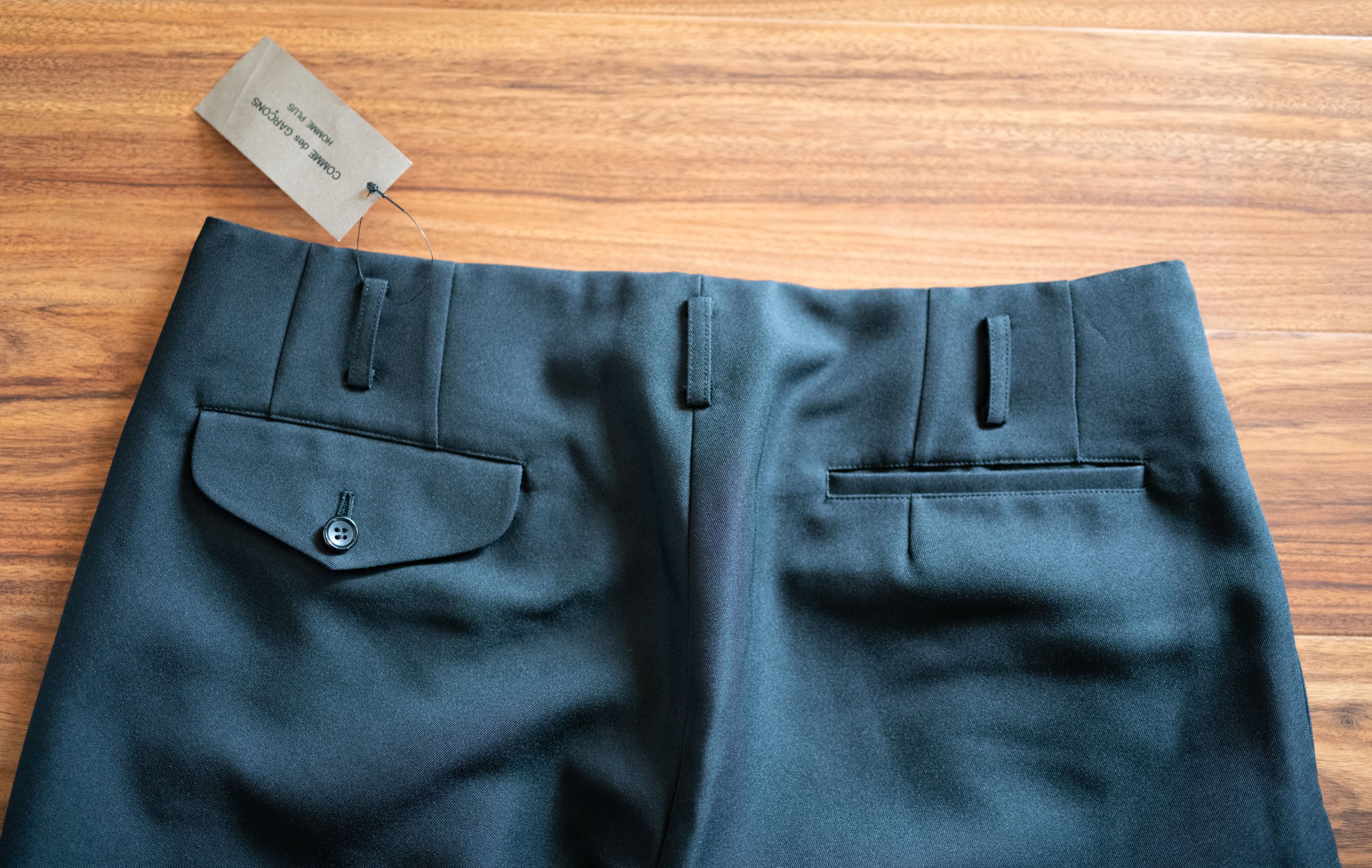Comme des Garcons Homme Plus Black Pants L 34 Made in Japan
