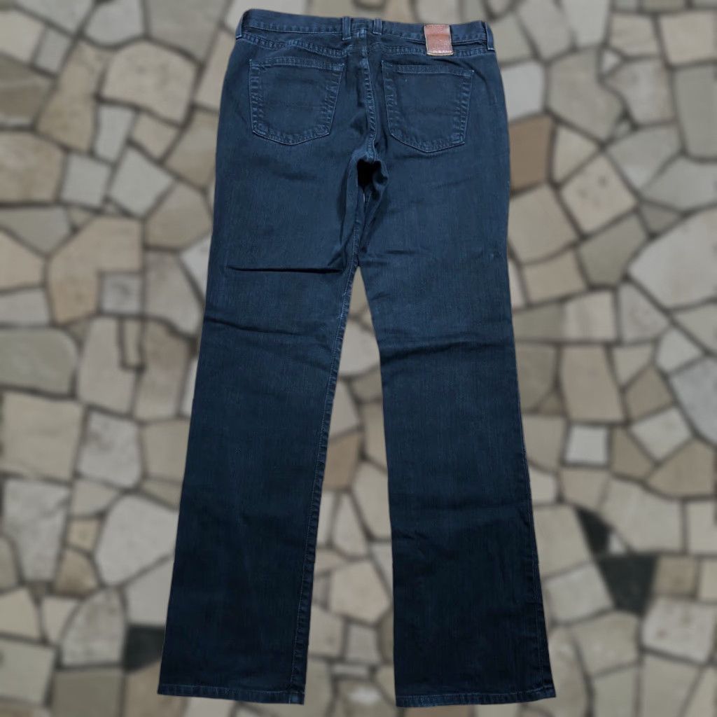 Lucky Brand Lucky Brand Classic Rider Jeans Black Womens 10 Regular 33/27.5 Inseam 27.5 Zip 5-Pocket Denim Stretch Straight Size 32" / US 10 / IT 46 - 1 Thumbnail