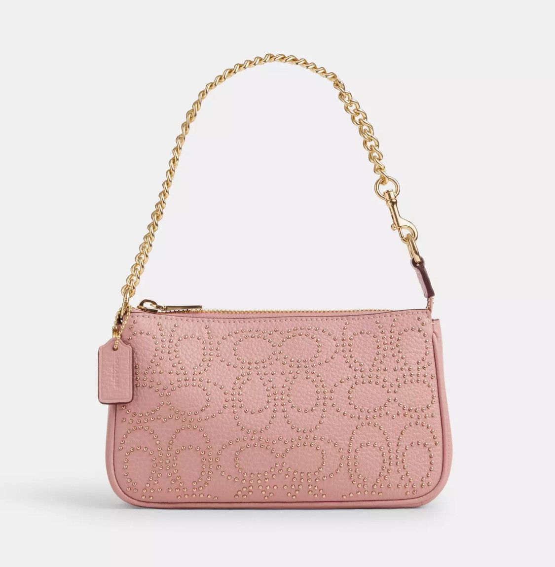 NWT COACH Nolita 19 With Signature Rivets Leather in Pink
