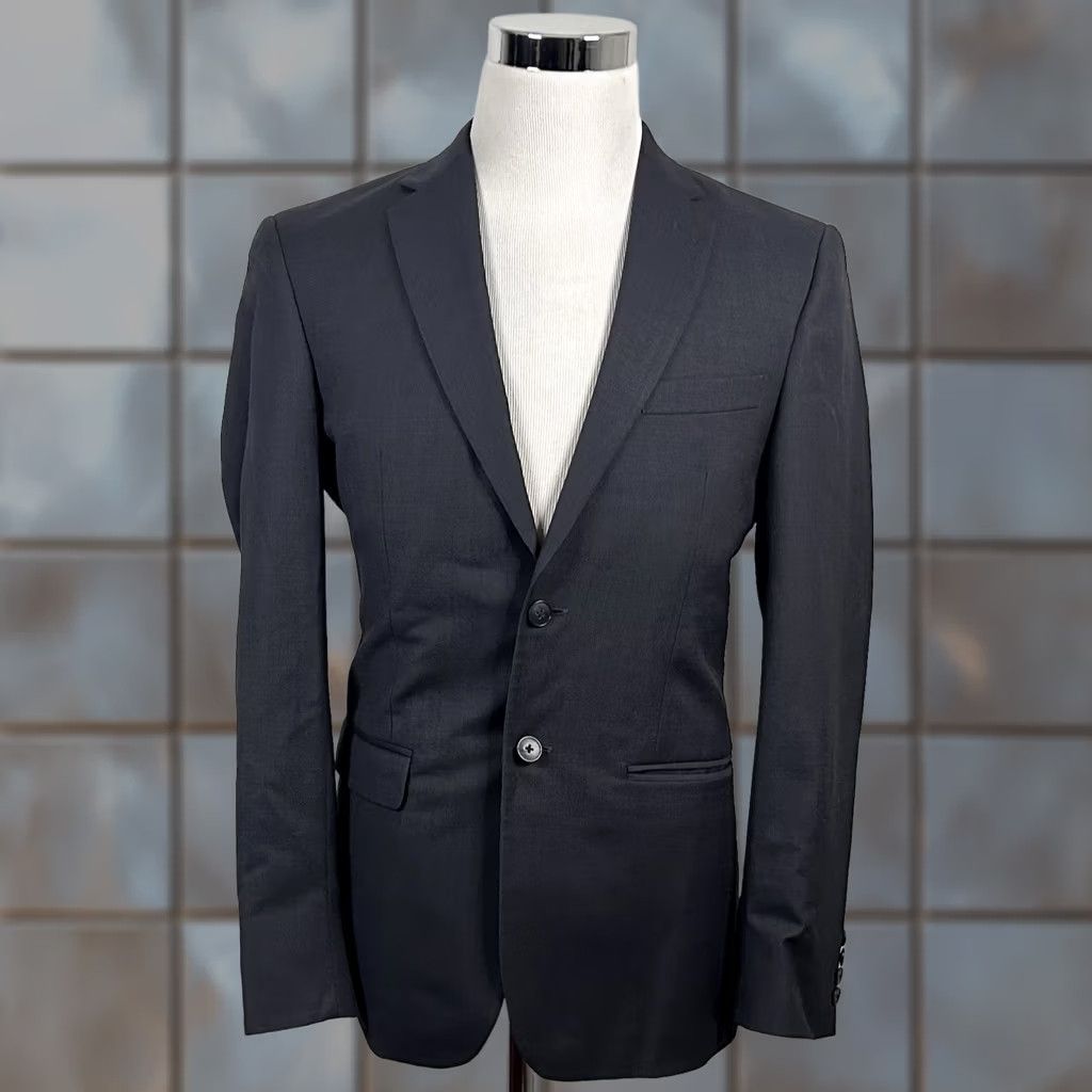 Jos. A. Bank Jos. A. Bank 36R Slim Fit Sport Coat Wool Gray Knit Two-Button Double-Vented Men’s Size US XS / EU 42 / 0 - 1 Thumbnail