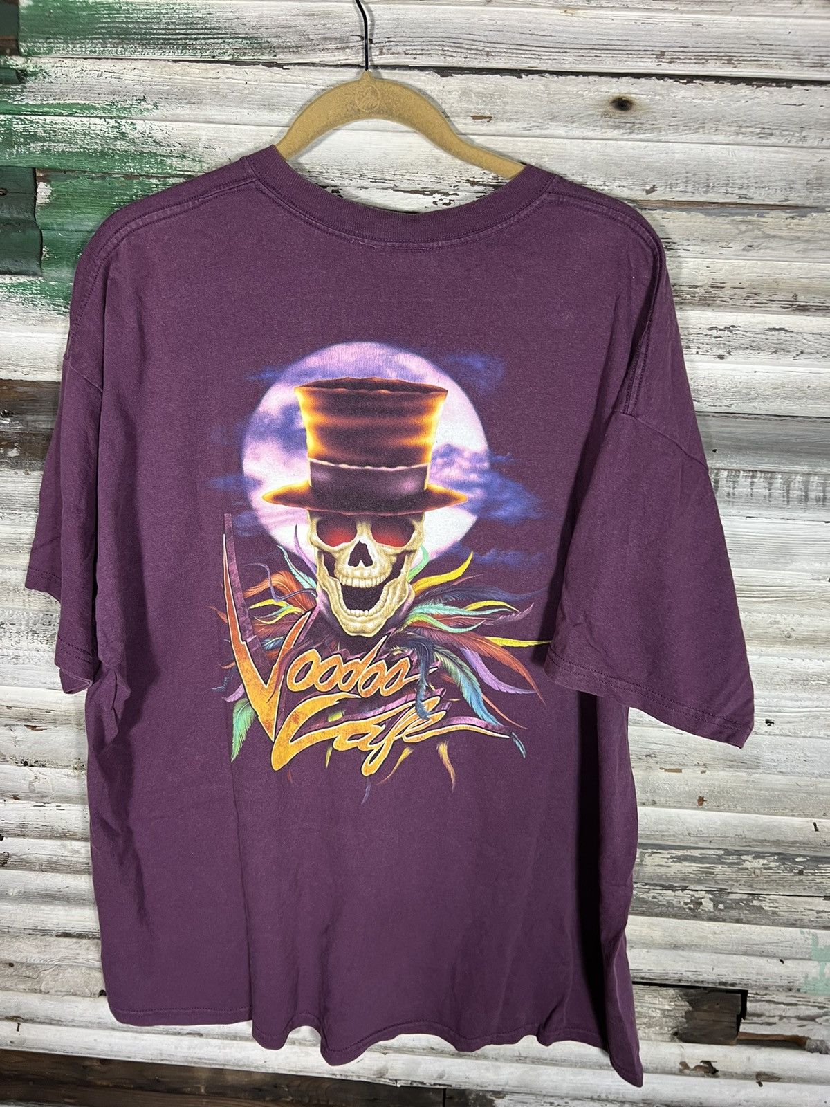 Vintage Vintage Voodoo Cafe Shirt Size US XXL / EU 58 / 5 - 3 Thumbnail