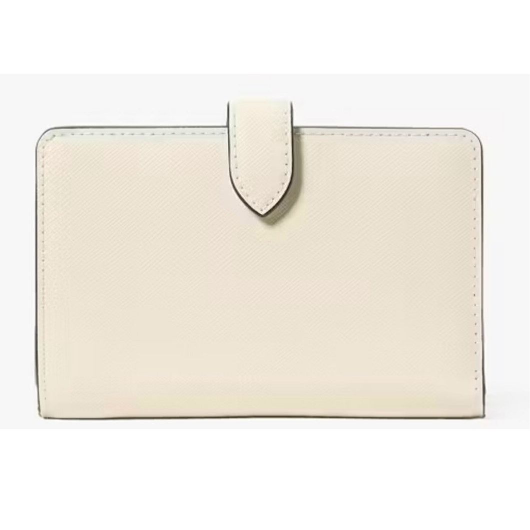 Kate Spade Kate Spade Madison Puffy Heart Medium Bifold Wallet Meringue Size ONE SIZE - 4 Thumbnail