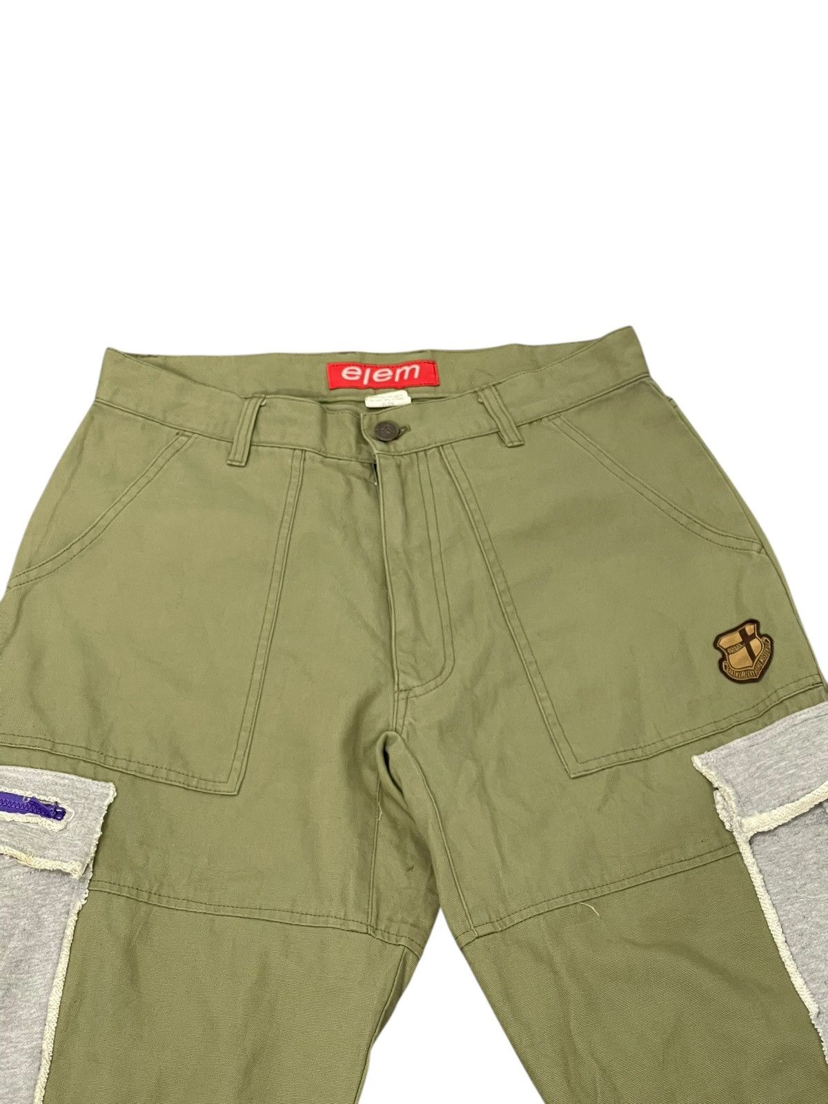 Japanese Brand Elem Cargo Pant Hybrid Sweat Pockets Style Regular 4🟦0 Size US 31 - 12 Thumbnail