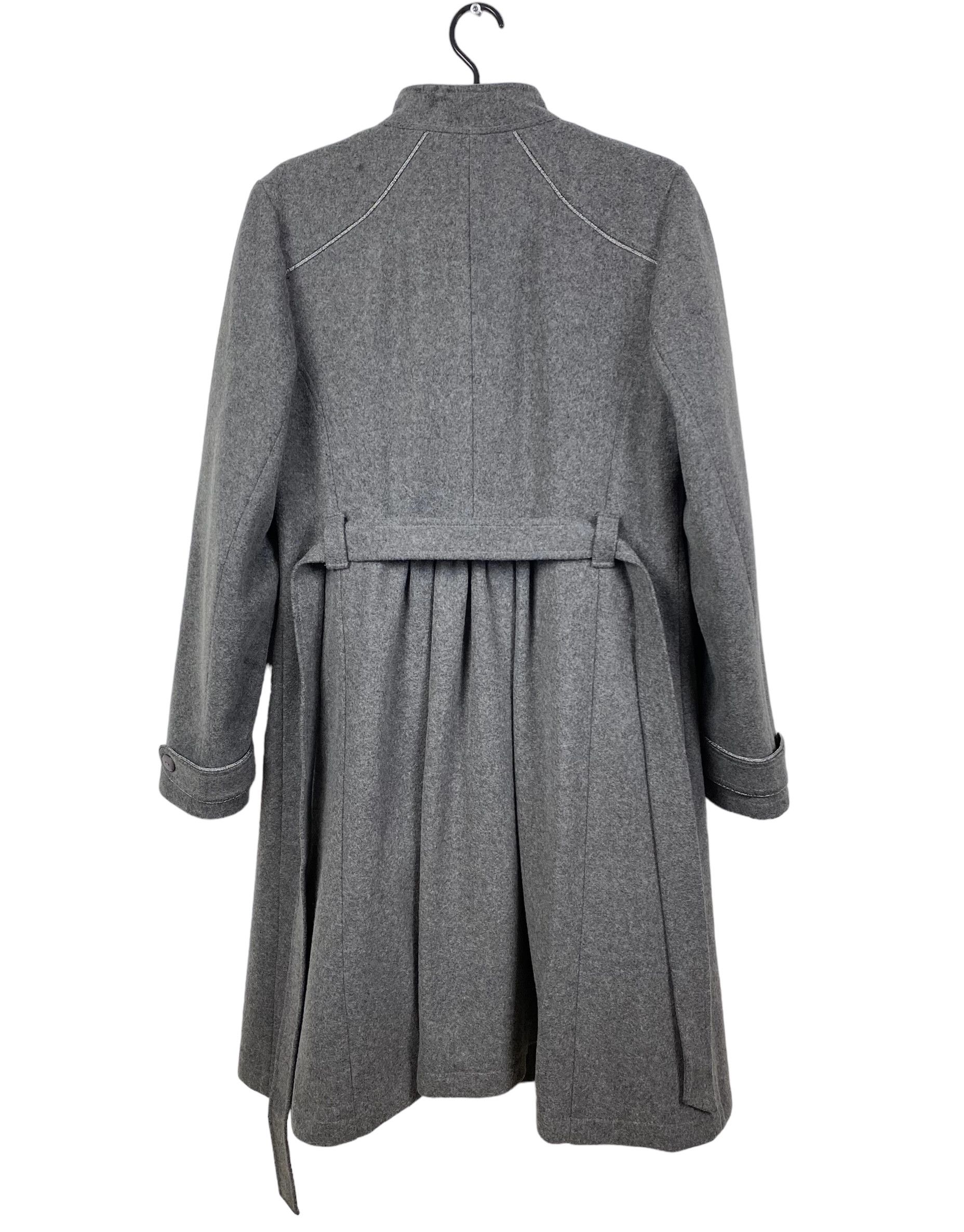 Designer Stella Nova Wool-Cashmere Belted Coat size 42 Size M / US 6-8 / IT 42-44 - 17 Thumbnail
