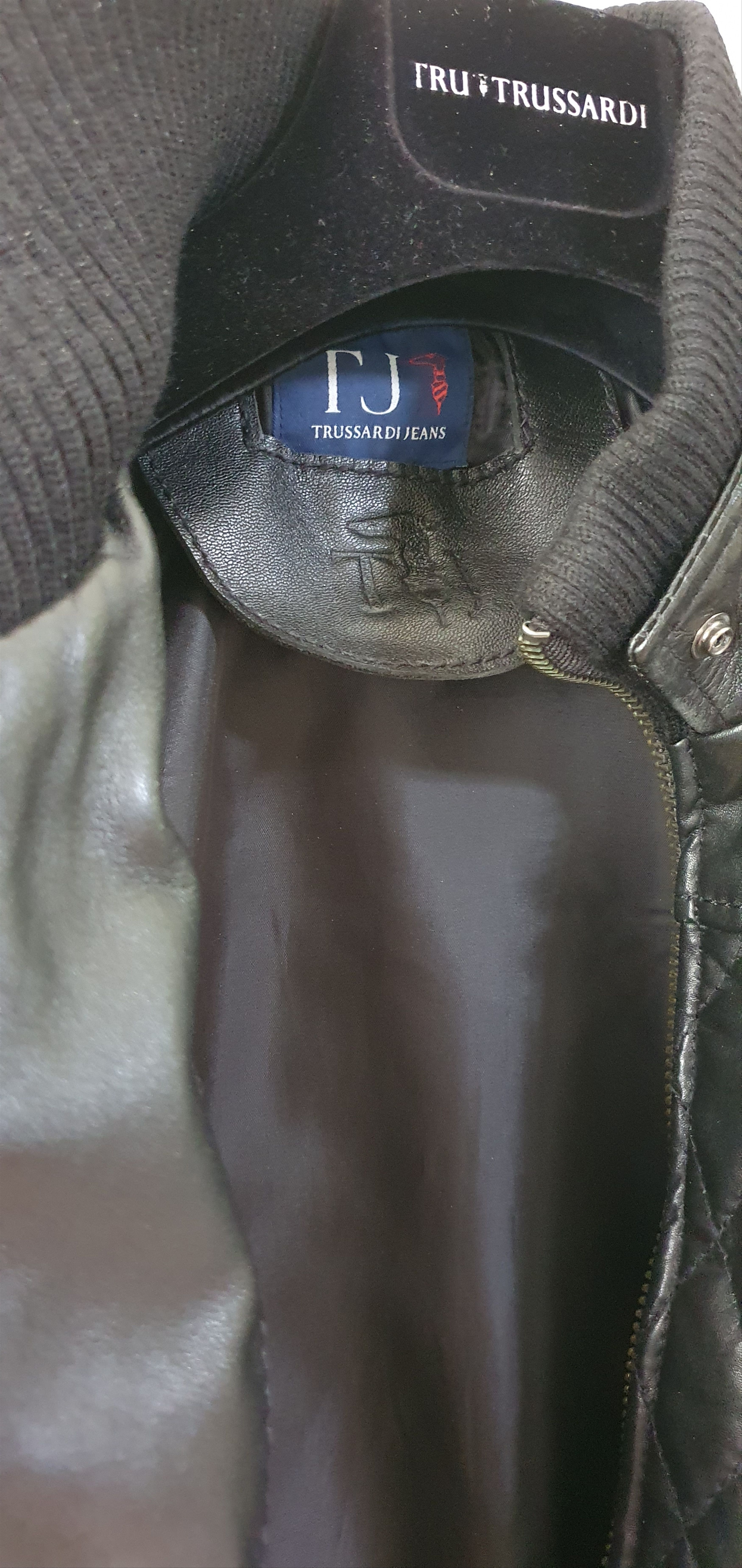 Trussardi Lightly insulated leather jacket Size US M / EU 48-50 / 2 - 2 Thumbnail