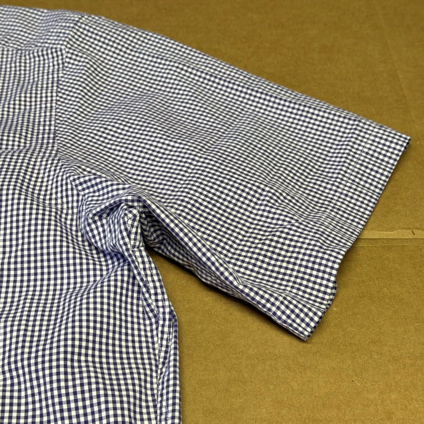 Ralph Lauren Lauren Ralph Lauren Shirt Mens Medium Purple Check Short Sleeve Button Down Size US M / EU 48-50 / 2 - 4 Thumbnail