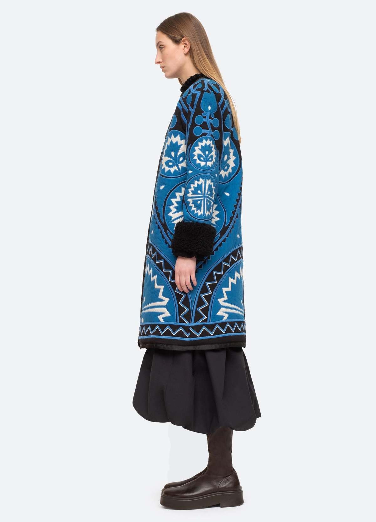 Sea New York Sea New York Gael Appliqué Coat NWT Size XS / US 0-2 / IT 36-38 - 3 Thumbnail