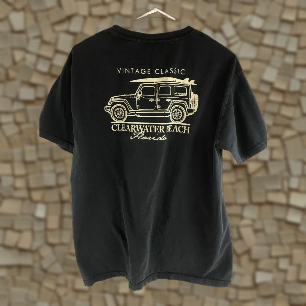 Vintage Surf Style T-Shirt Men’s Large Black Beach Short Sleeve Crewneck Size US L / EU 52-54 / 3 - 1 Thumbnail