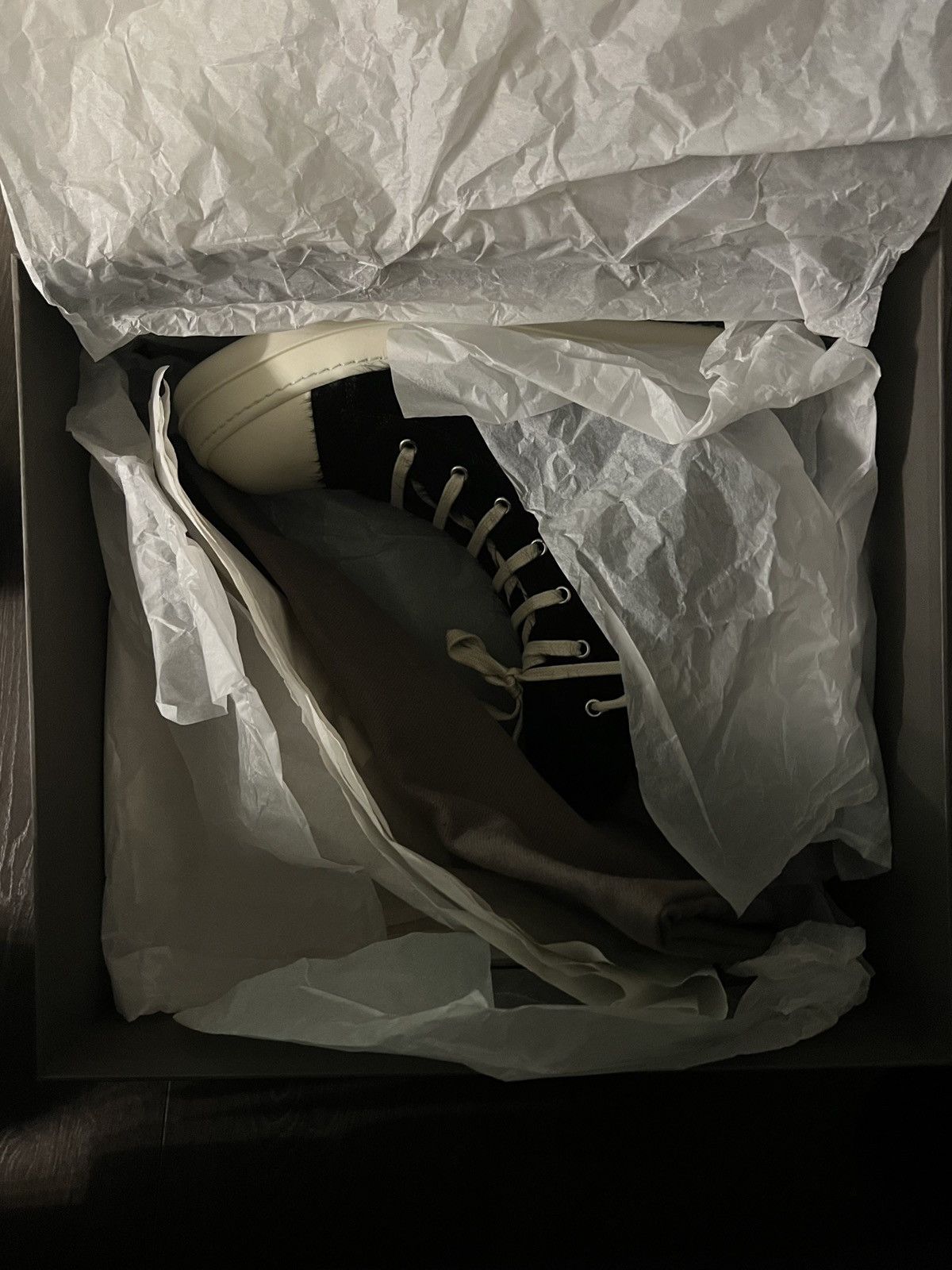 Rick Owens Drkshdw Rick Owens Ramones Strobe High Black Pony Size 45 Size US 11.5 / EU 44-45 - 2 Thumbnail