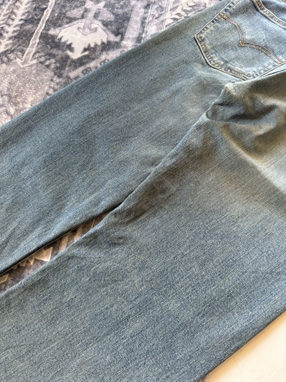Levi's 2000s Vintage Levis 505 Dusty Muddy Wash Jeans Size US 32 / EU 48 - 11 Thumbnail