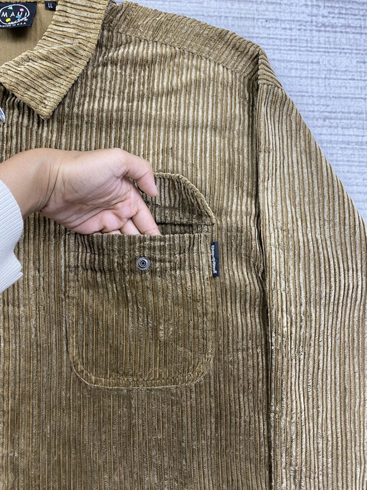 Maui and Sons × Vintage Vintage 90s Maui & Sons Made In Usa Corduroy Jacket Size US L / EU 52-54 / 3 - 8 Thumbnail