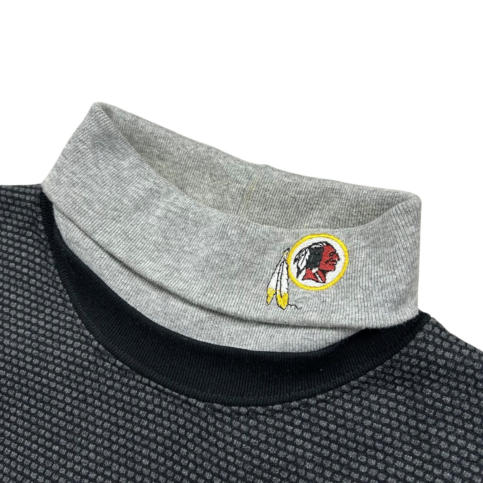 NFL VTG 90s WASHINGTON REDSKINS MAJESTIC MOCK NECK SWEATSHIRT Size US L / EU 52-54 / 3 - 3 Thumbnail